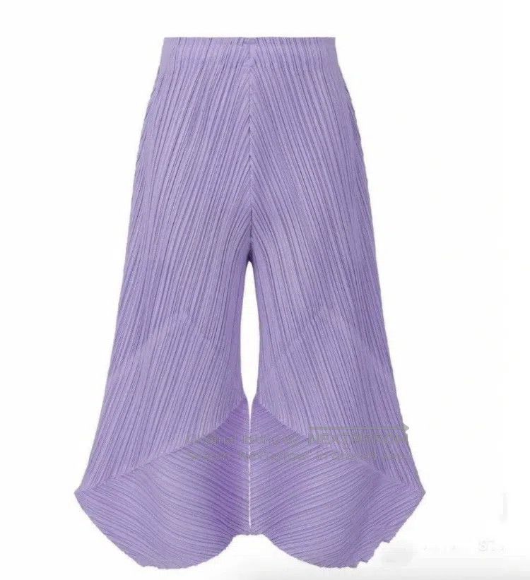 Issey Miyake Issey Miyake size:3 Purple Trousers Size 22" - 1 Thumbnail