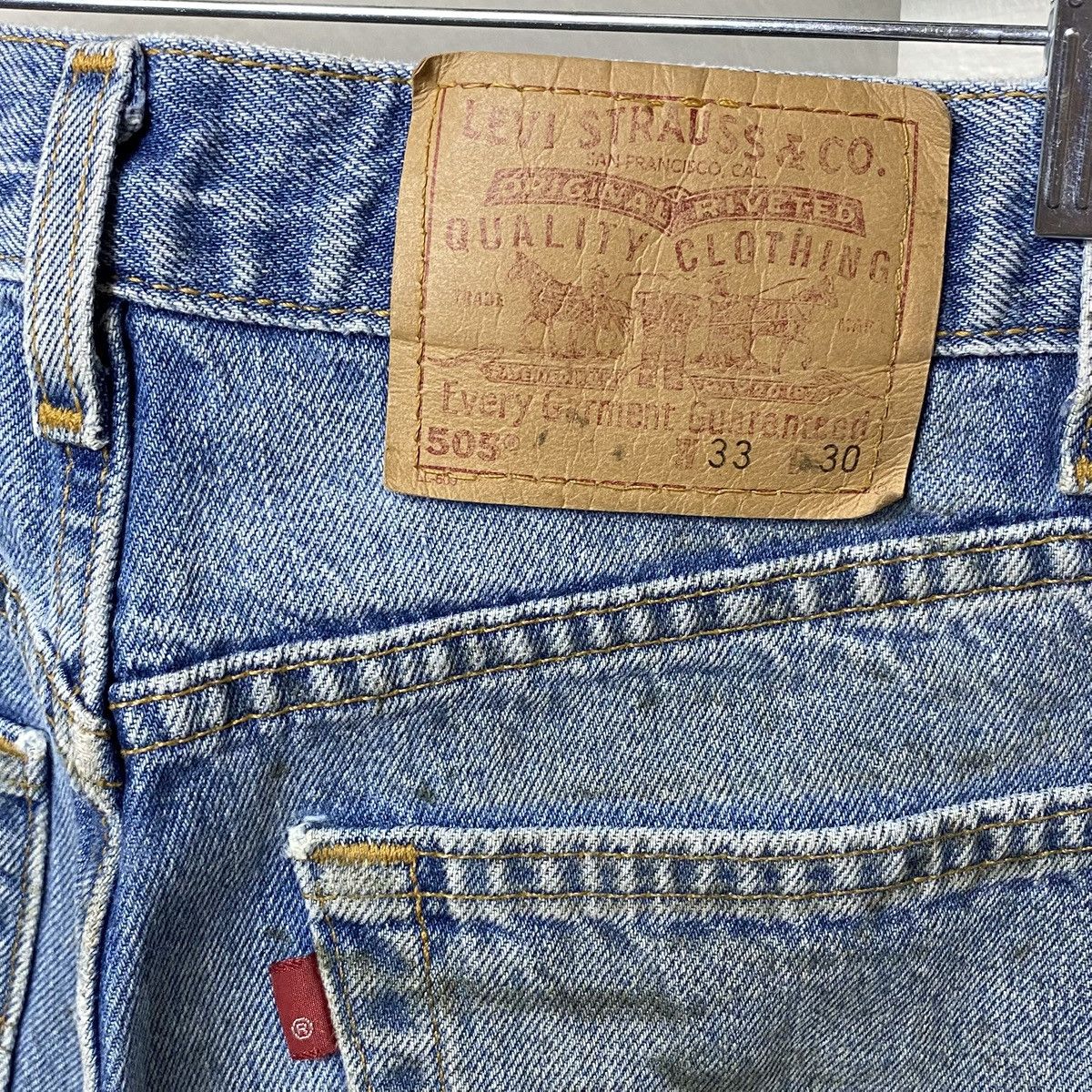 Levi's × Vintage Vintage Levis 505 Jeans 32 x 31 1990s Made in USA Denim Size US 32 / EU 48 - 4 Thumbnail