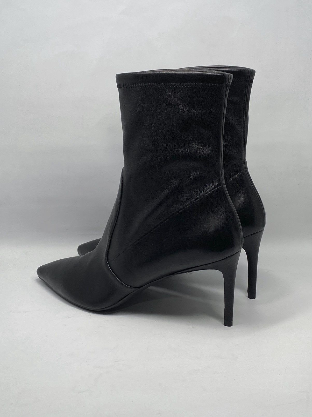 Stuart Weitzman Linsi 75 Leather Sock Bootie size 11