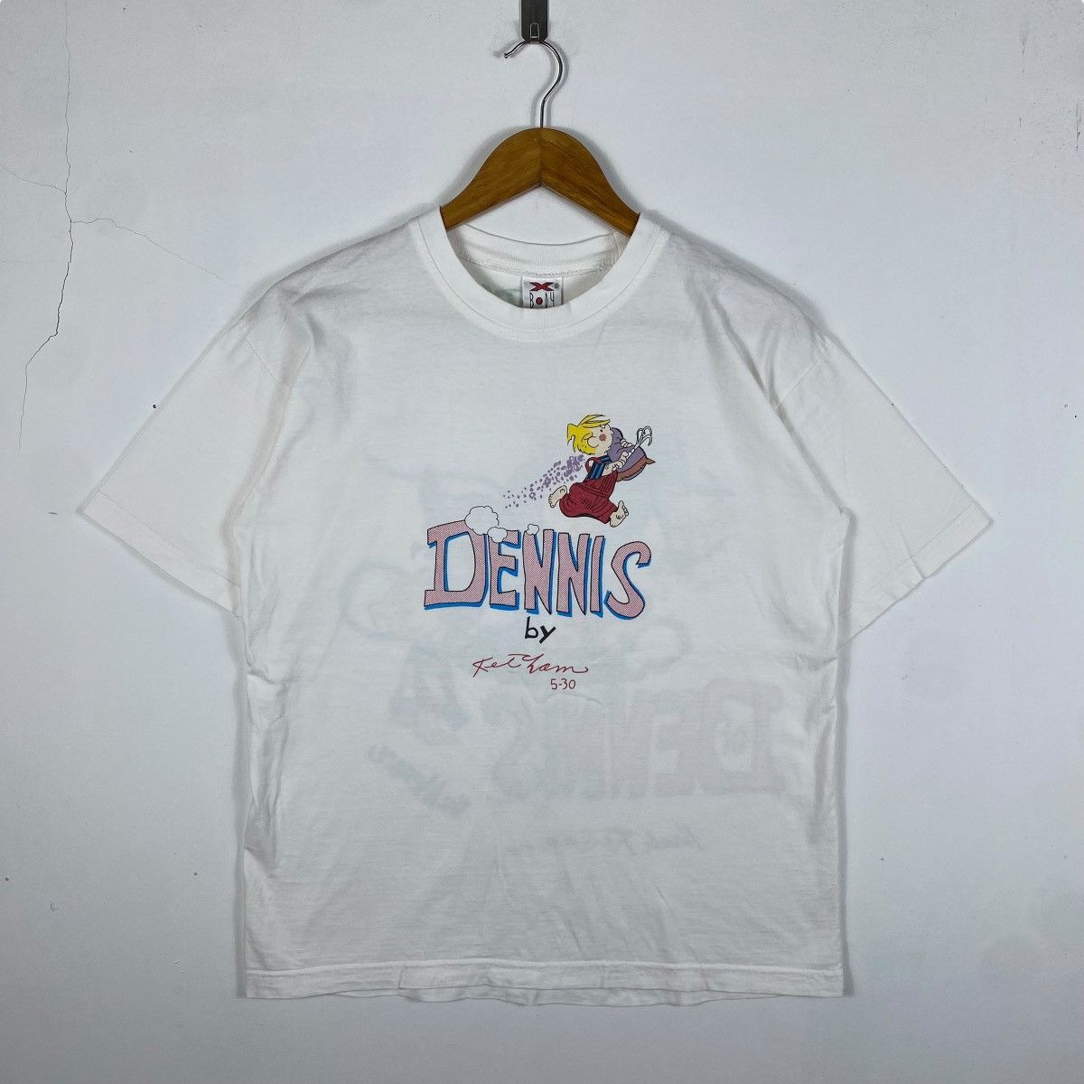 Vintage Vintage 90's DENNIS THE MENACE By Hank Ketcham Cartoon Tee Size US L / EU 52-54 / 3 - 4 Thumbnail