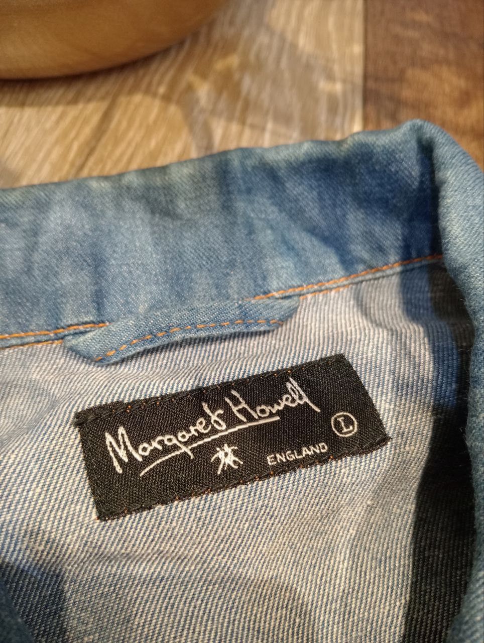 Margaret Howell MARGARET HOWELL BLUE DENIM JACKET - SIZE L Size US L / EU 52-54 / 3 - 7 Thumbnail