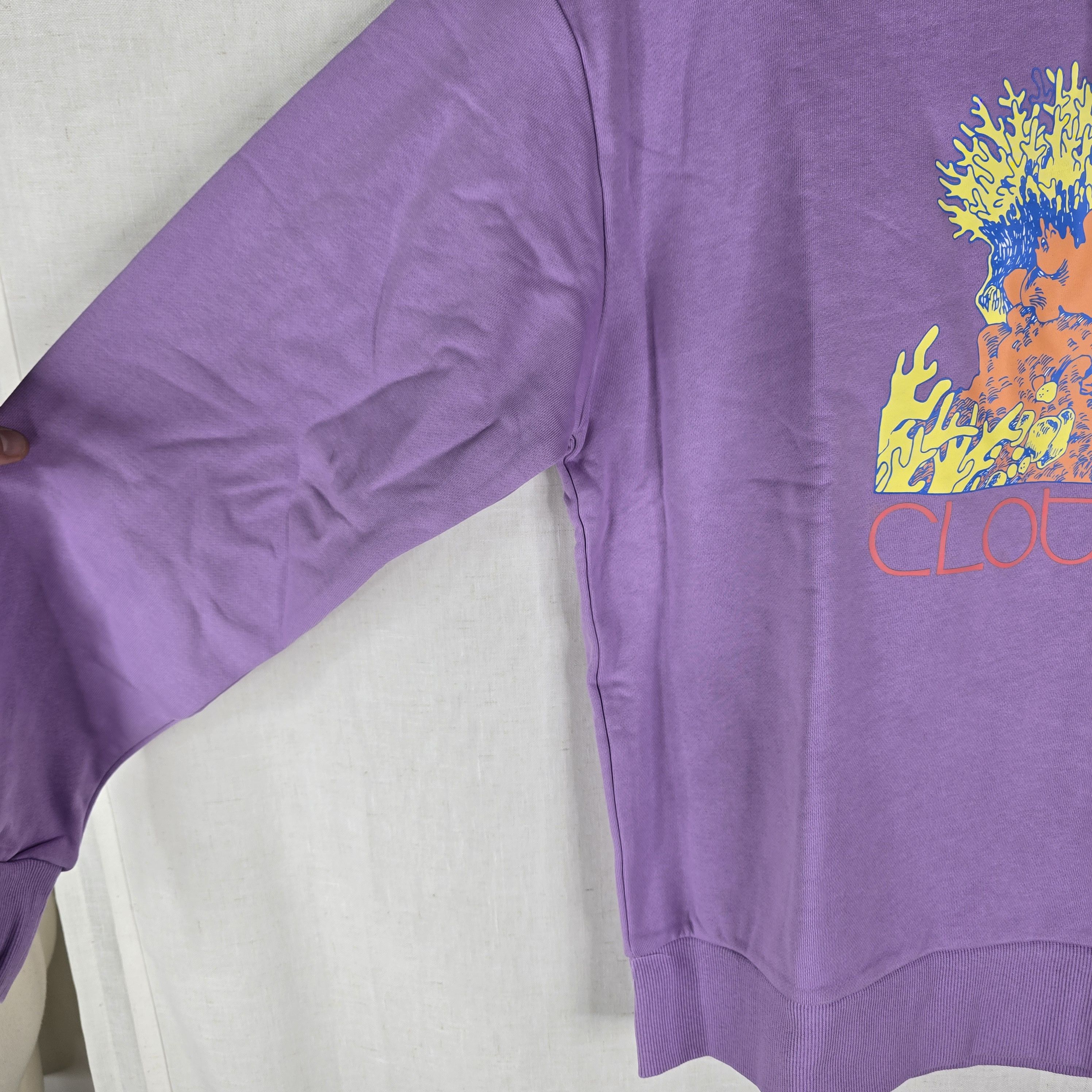 CLOT Clotee By Clote Beach Club Mens XL Coral Sweatshirt Size US XL / EU 56 / 4 - 2 Thumbnail