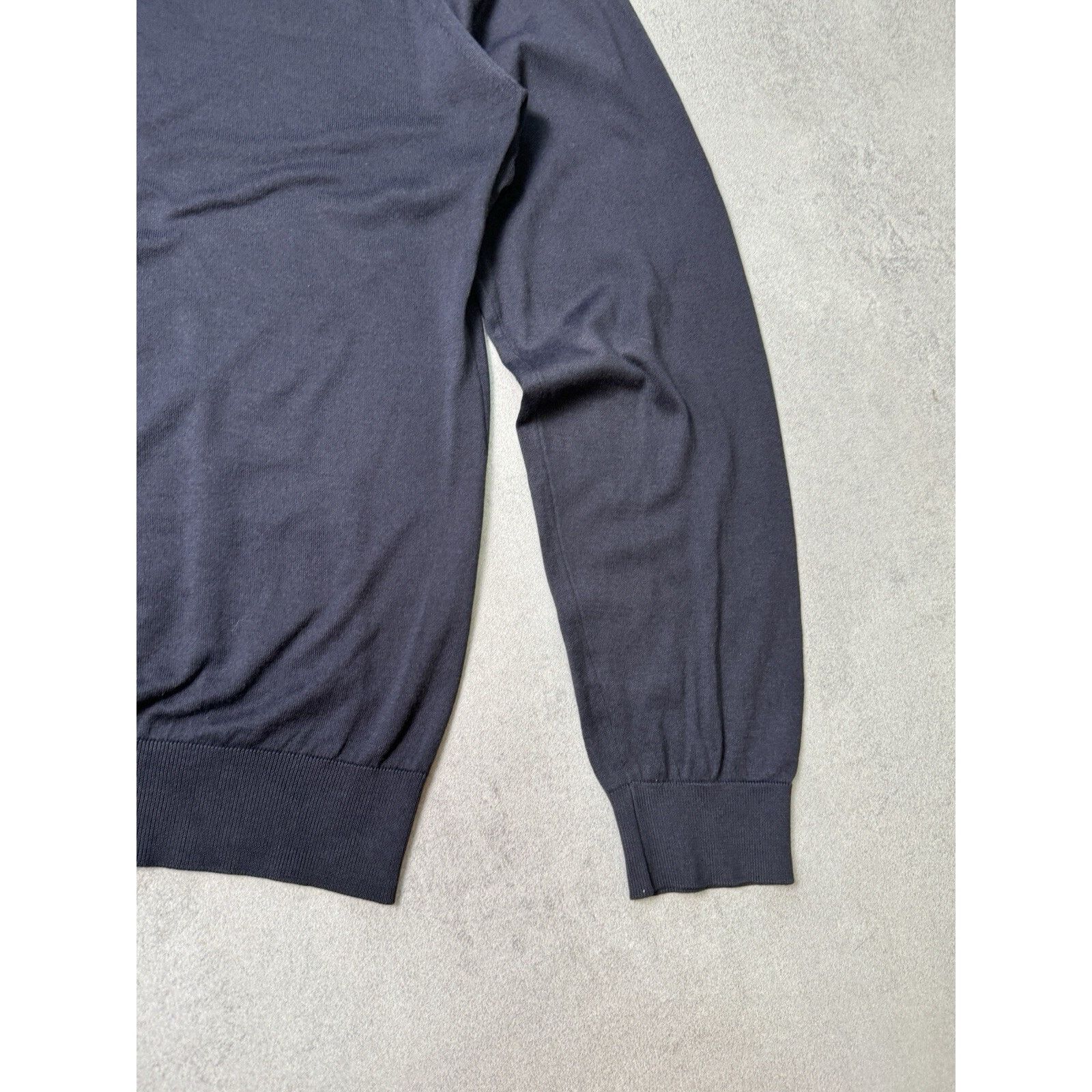 John Smedley John Smedley V Neck Men Sweater Cotton Jumper Pullover Size US L / EU 52-54 / 3 - 17 Thumbnail