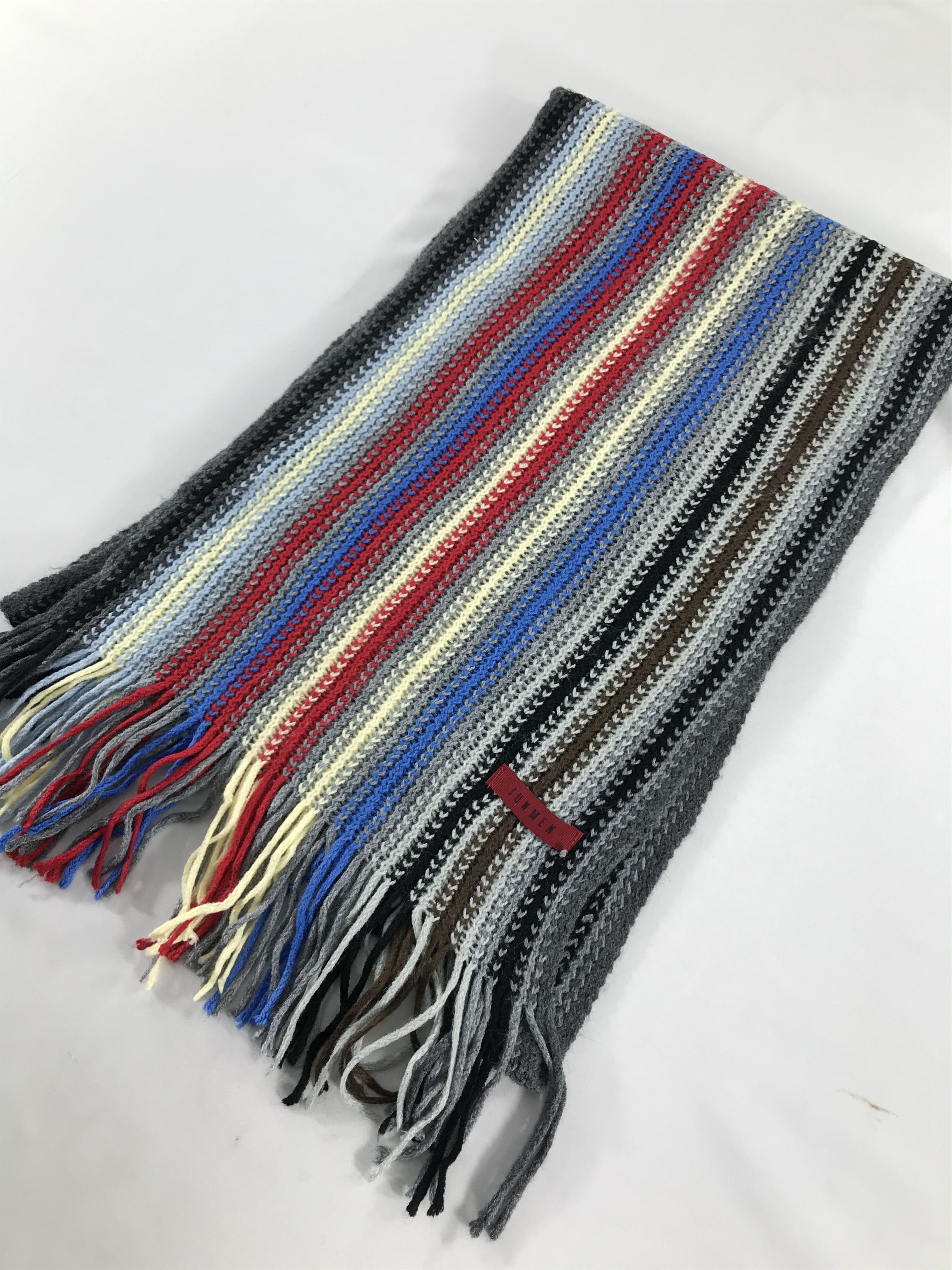 Mr. Junko Jun Men Knit Wool Scarf Muffler V312 Size ONE SIZE - 3 Thumbnail
