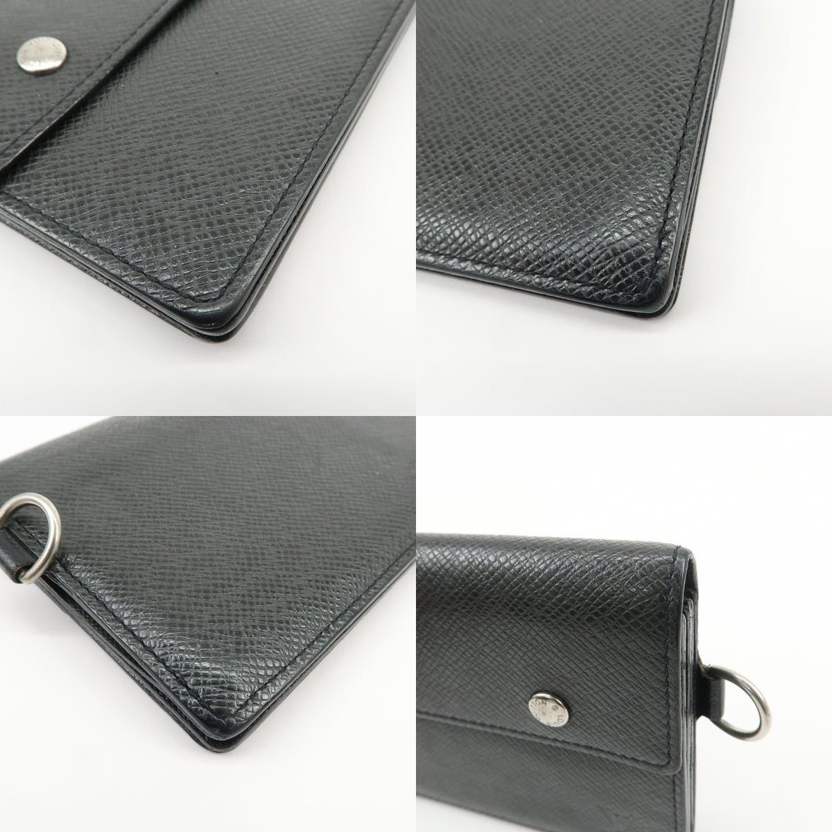 Louis Vuitton Louis Vuitton Taiga Portefeuille Accordion Wallet Black Size ONE SIZE - 4 Thumbnail
