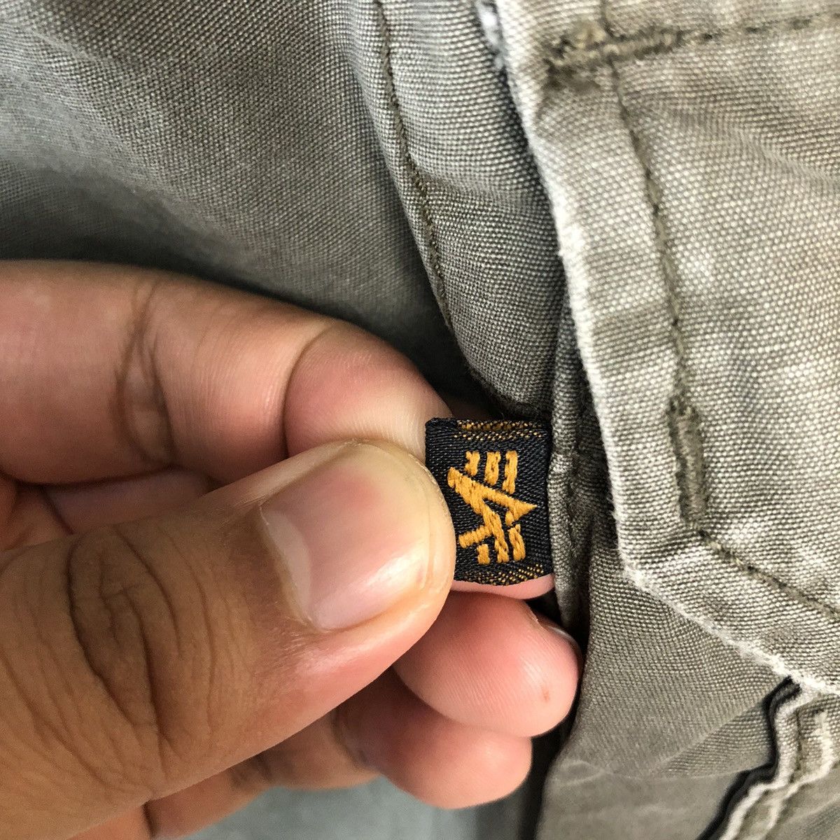 Alpha Industries Alpha Industrie Grey Cargo Multipocket Pants #A152 Size US 31 - 22 Thumbnail