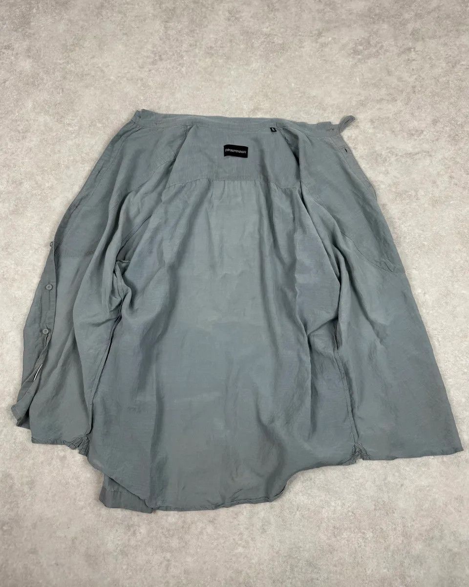 Emporio Armani Emporio Armani Light Blue Korean Style Shirt Size US M / EU 48-50 / 2 - 7 Thumbnail