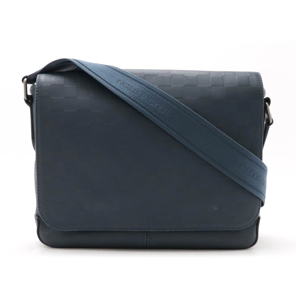 Louis Vuitton Louis Vuitton Damier Infini District Pm Shoulder Bag N41285 Leather Crossbody Bag N41285 in Grey