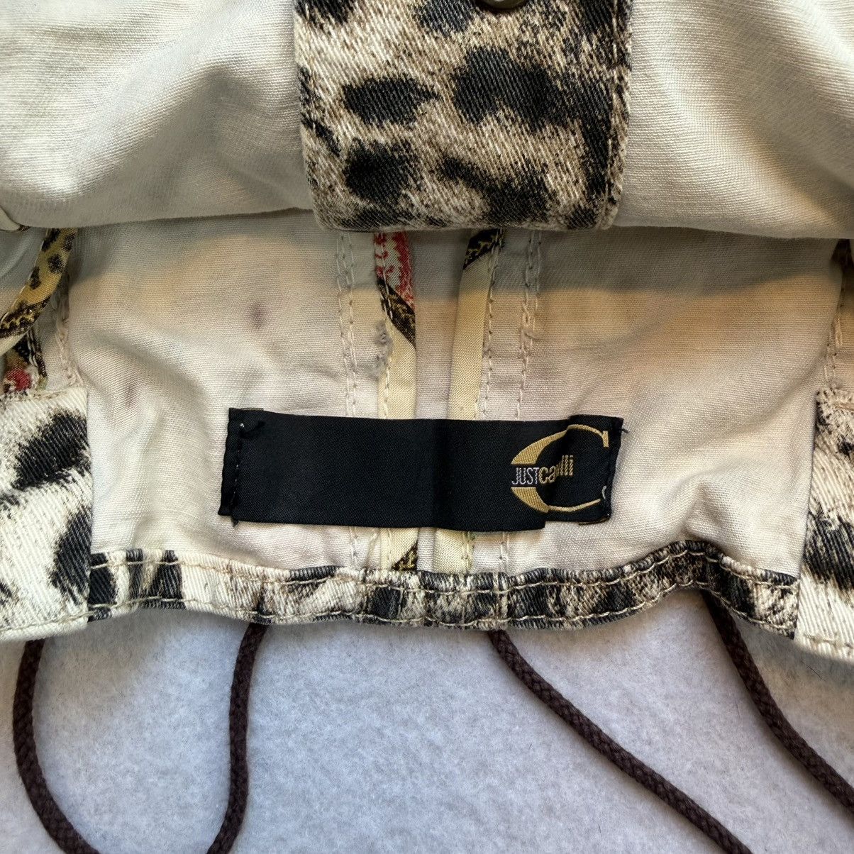 Just Cavalli 2000s Just Cavalli Back Laces Leopard Print Jacket Size XS / US 0-2 / IT 36-38 - 3 Thumbnail