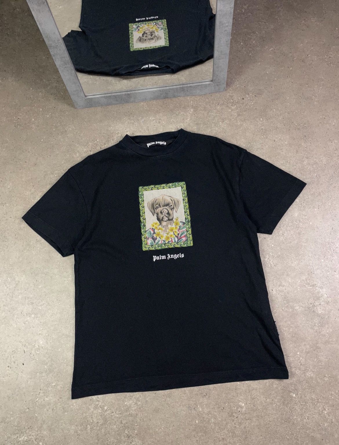 Palm Angels Palm Angels Bulldog T Shirt Size US M / EU 48-50 / 2 - 1 Thumbnail