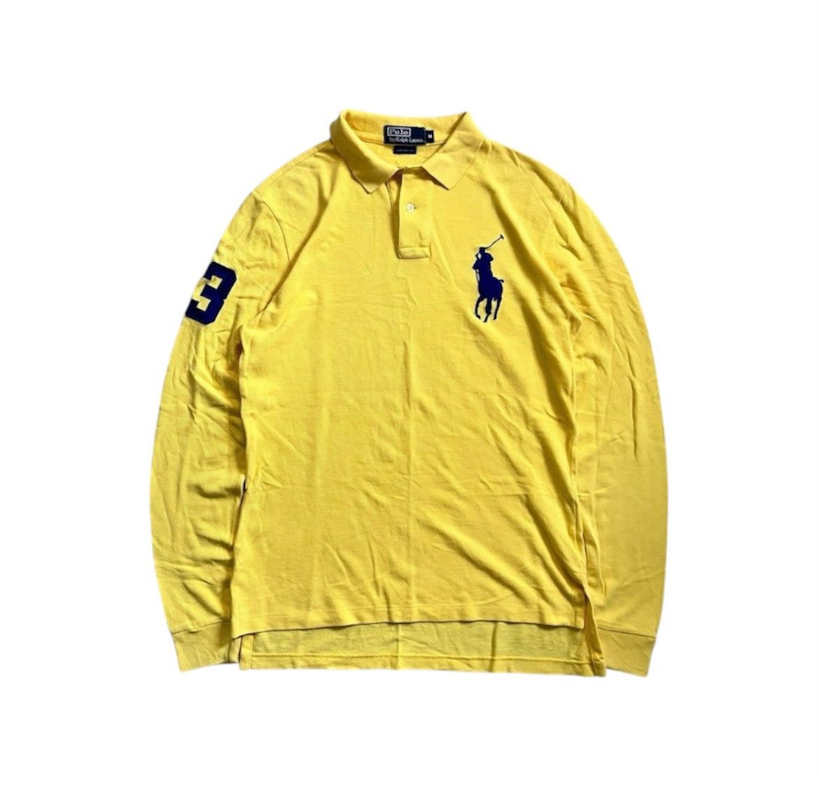 Polo Ralph Lauren Polo Ralph Lauren Big Pony Yellow Rugby #3 Size US M / EU 48-50 / 2 - 1 Thumbnail