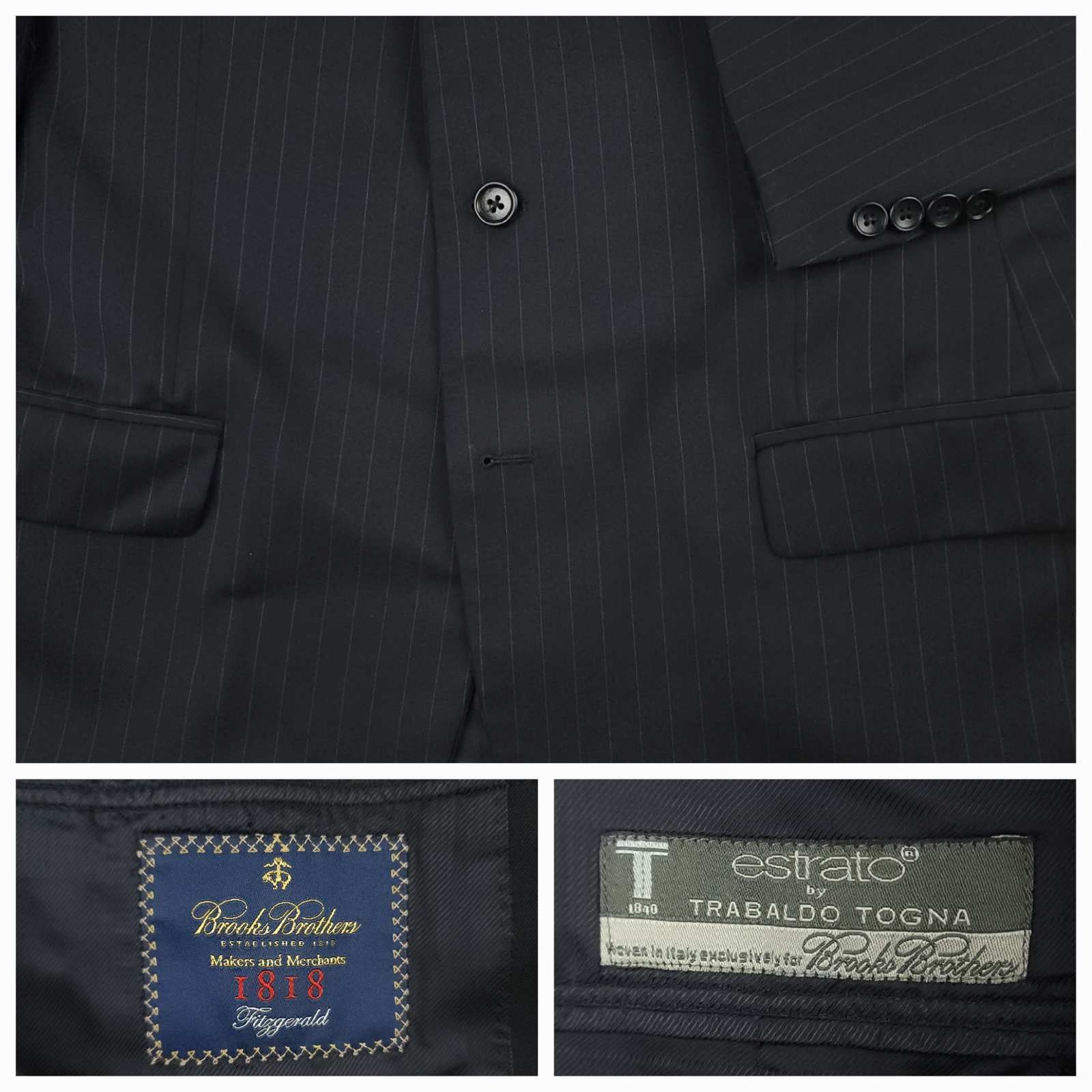 Brooks Brothers Fitzgerald Navy Herringbone 1818 Suit | Grailed