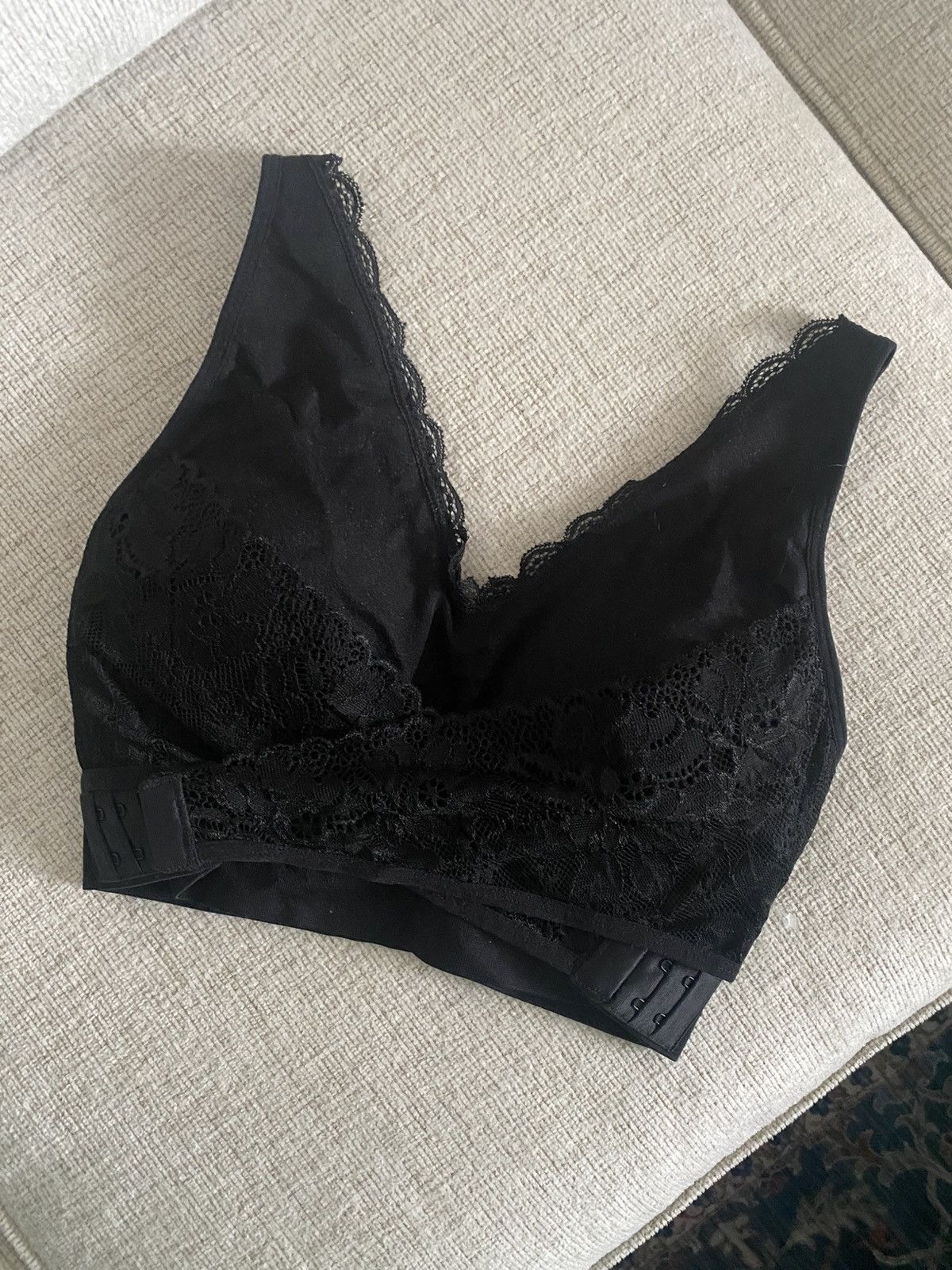 Other Womens cross side buckle lace no wired bralette bra NWOT Size ONE SIZE - 4 Thumbnail