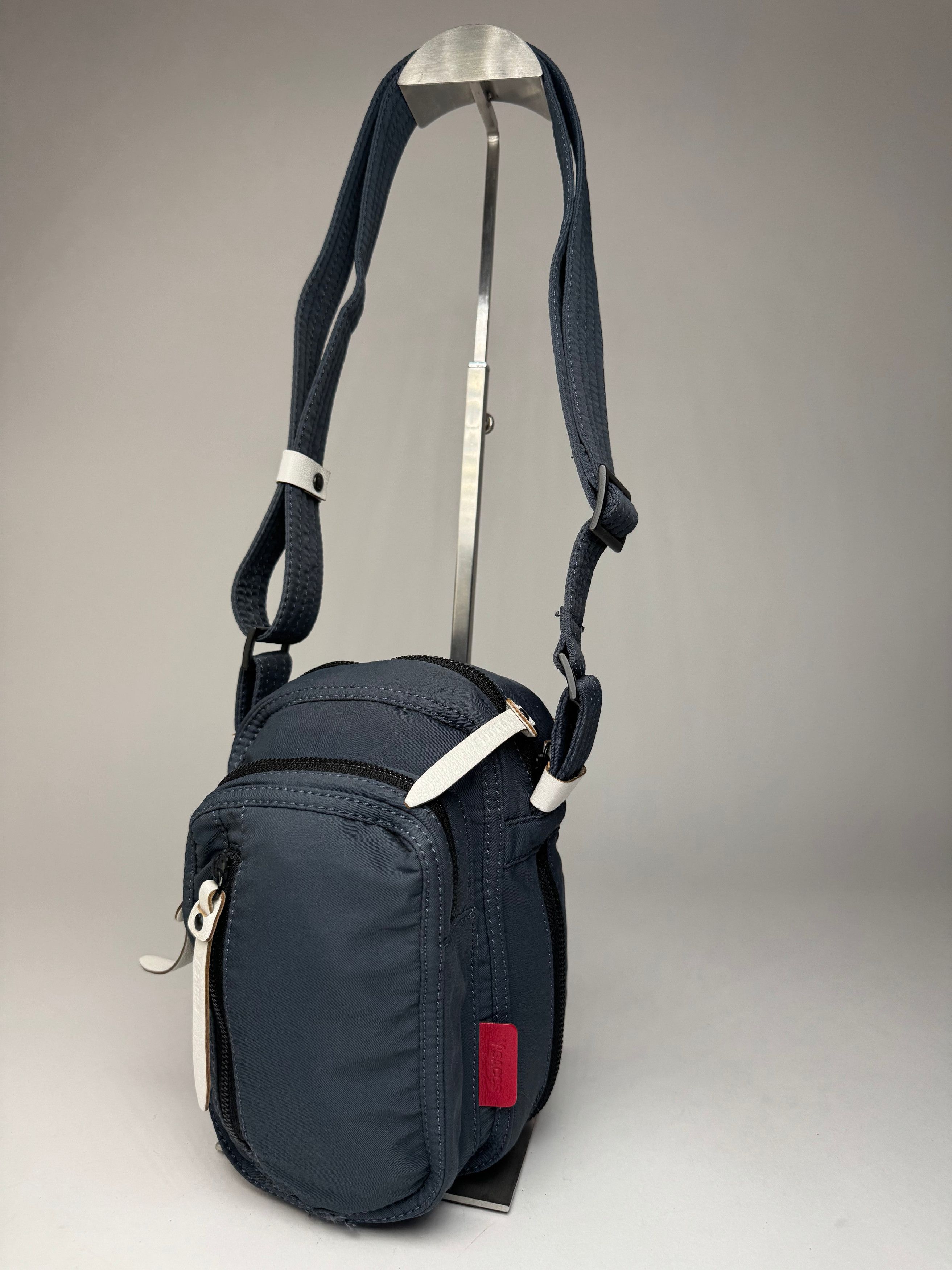 Yohji Yamamoto Vintage Y-Saccs Multiway Bag navy White Size ONE SIZE - 1 Thumbnail