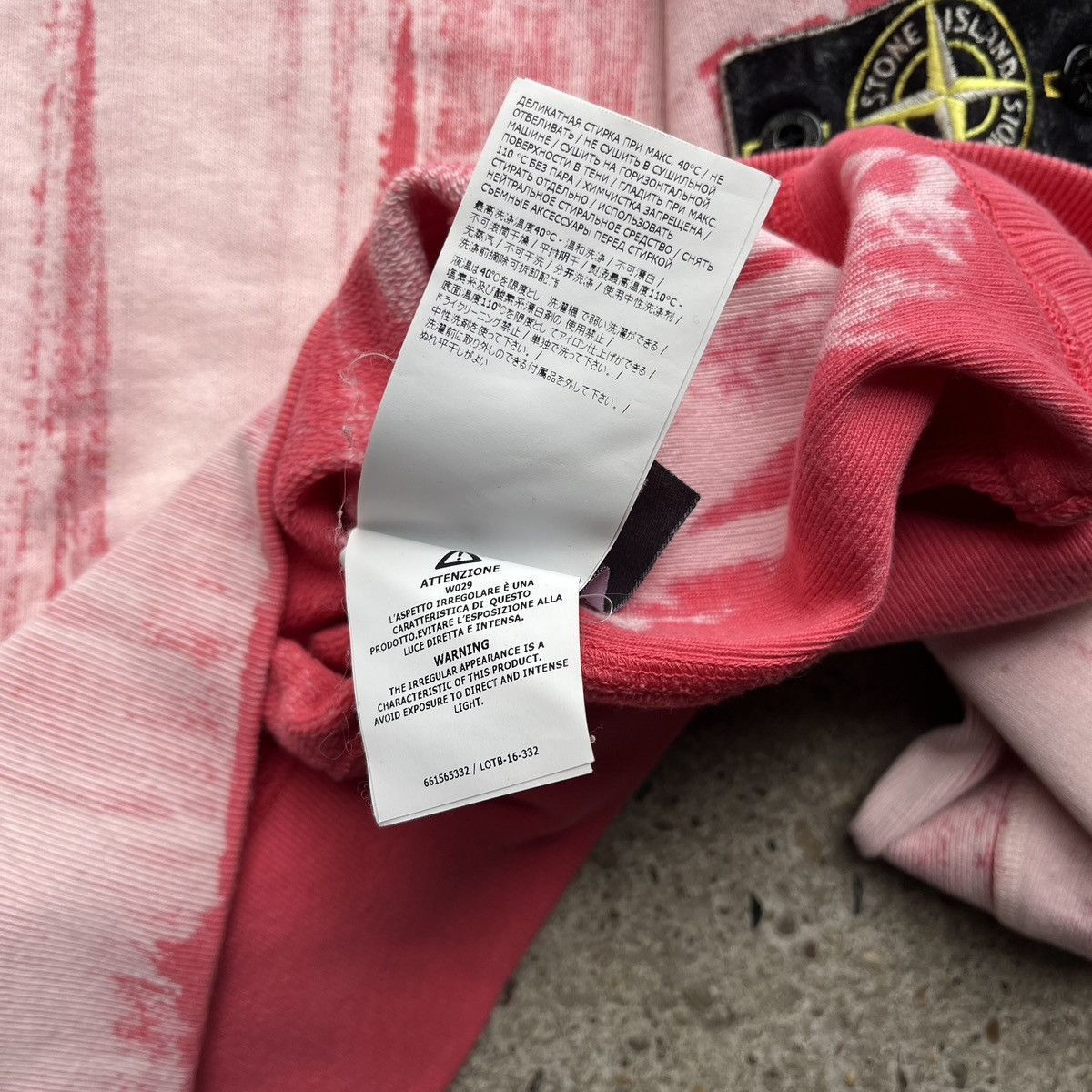 Stone Island Stone Island Hand Corrosion SS17 Sweatshirt | Grailed