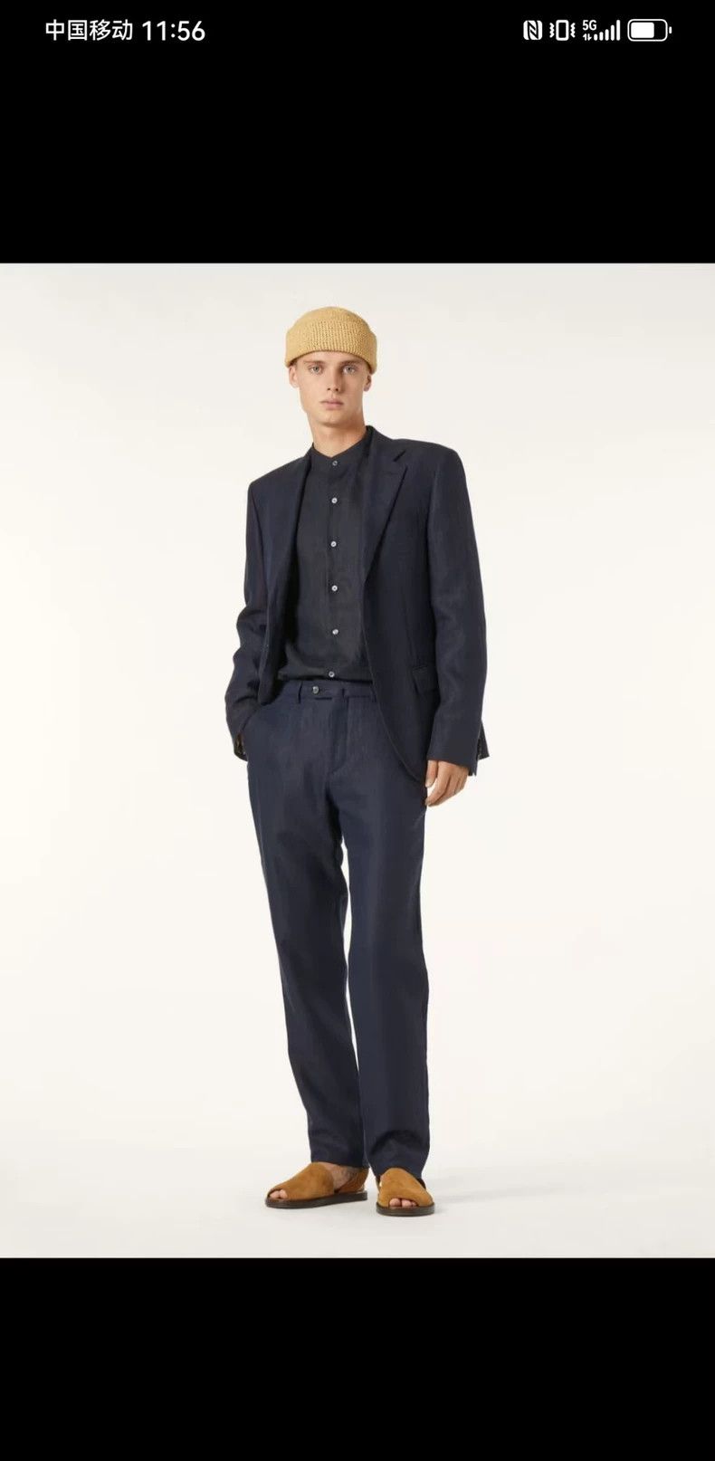 Loro Piana LORO PIANA Men's linen shirt Size US M / EU 48-50 / 2 - 3 Thumbnail