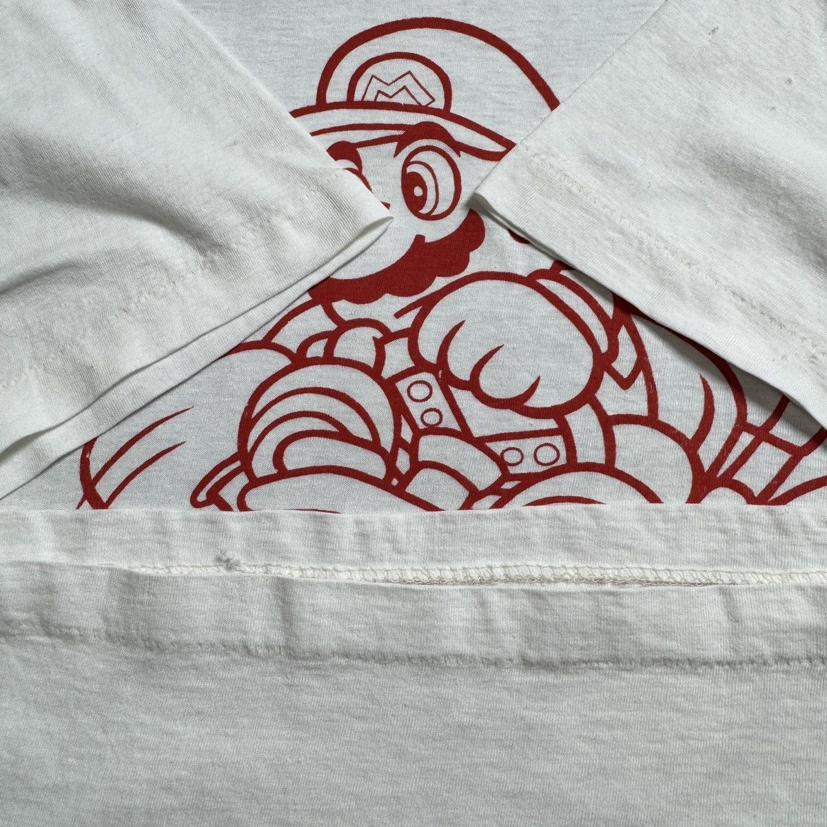 Nintendo Vintage 1992 Super Mario Kart video game Promo tee 90s Size US M / EU 48-50 / 2 - 5 Thumbnail
