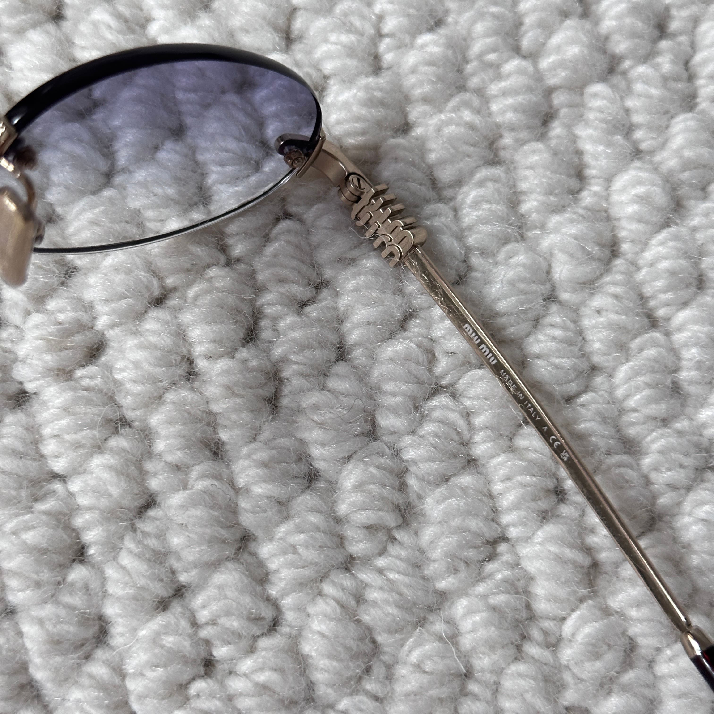 Miu Miu MIU MIU 0MU A54S ZVN80O SUNGLASSES Size ONE SIZE - 4 Thumbnail