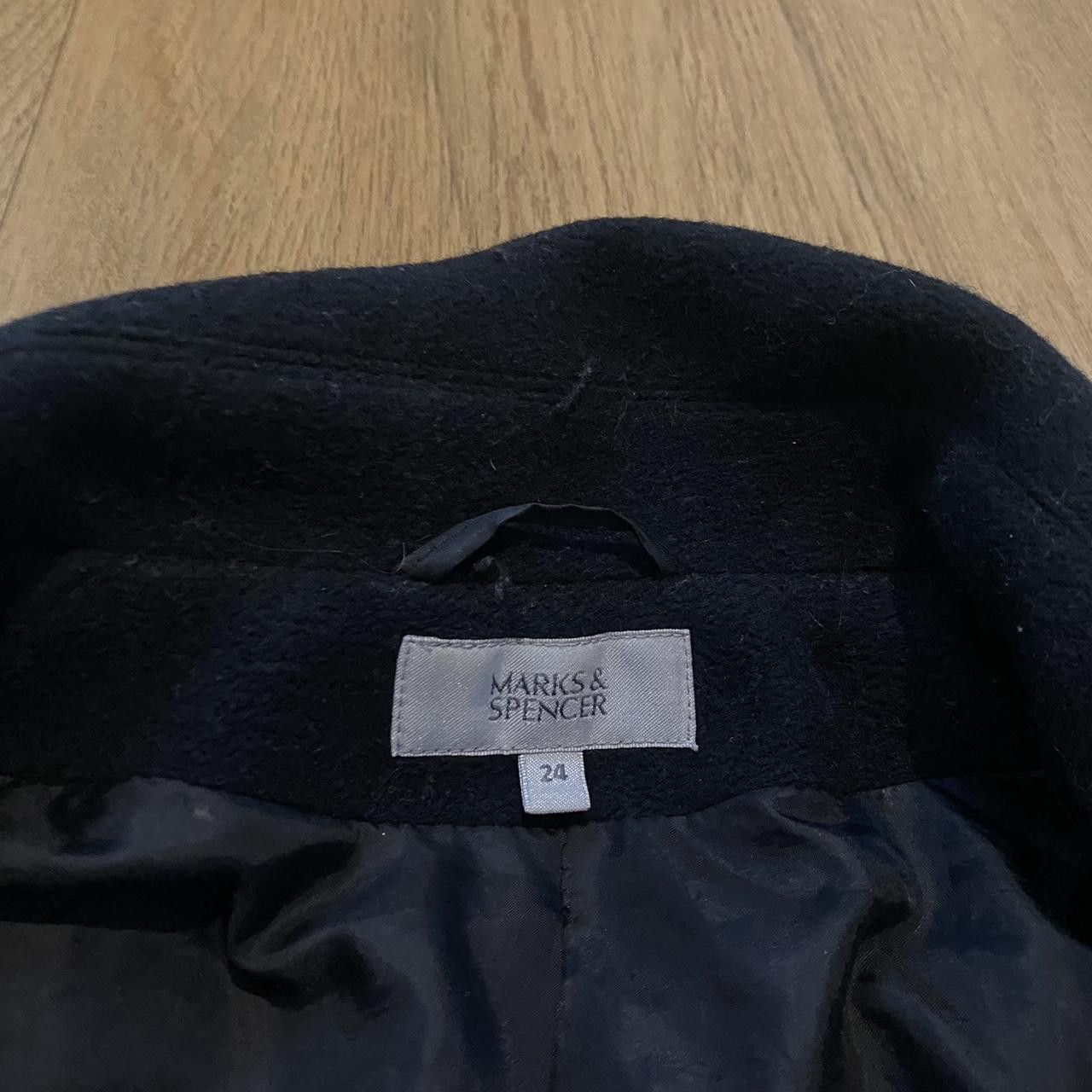 Marks & Spencer Black Marks & Spencer wool blend peacoat Size US M / EU 48-50 / 2 - 5 Thumbnail