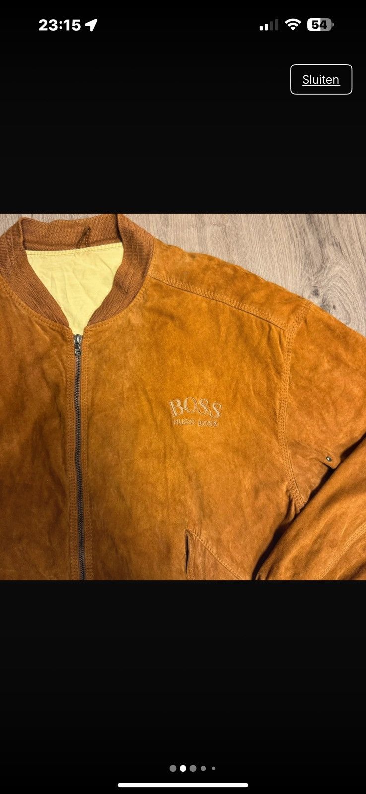 Hugo Boss Vintage Hugo Boss “Boss Twenty” Suede Bomber Jacket 2013 Size US M / EU 48-50 / 2 - 2 Thumbnail