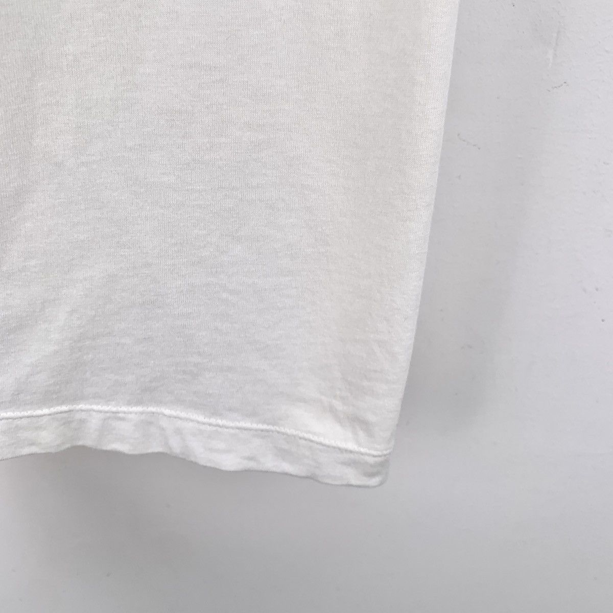 Gucci Gucci White Logo Print Cotton Crew Neck T-shirt K26WX Size US XS / EU 42 / 0 - 5 Thumbnail
