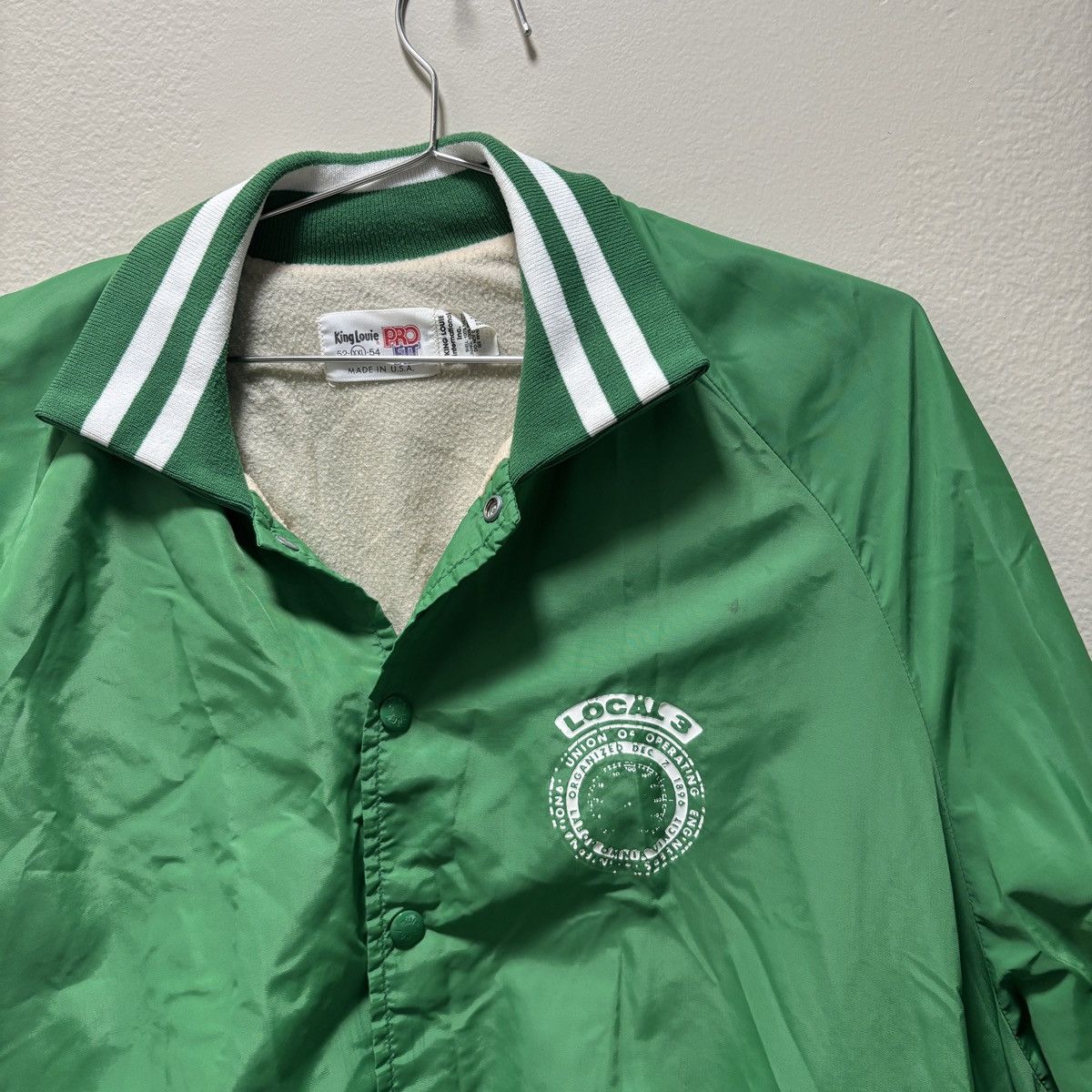 Vintage Vintage Union Engineer Varsity Coaches Jacket Size US XXL / EU 58 / 5 - 2 Thumbnail