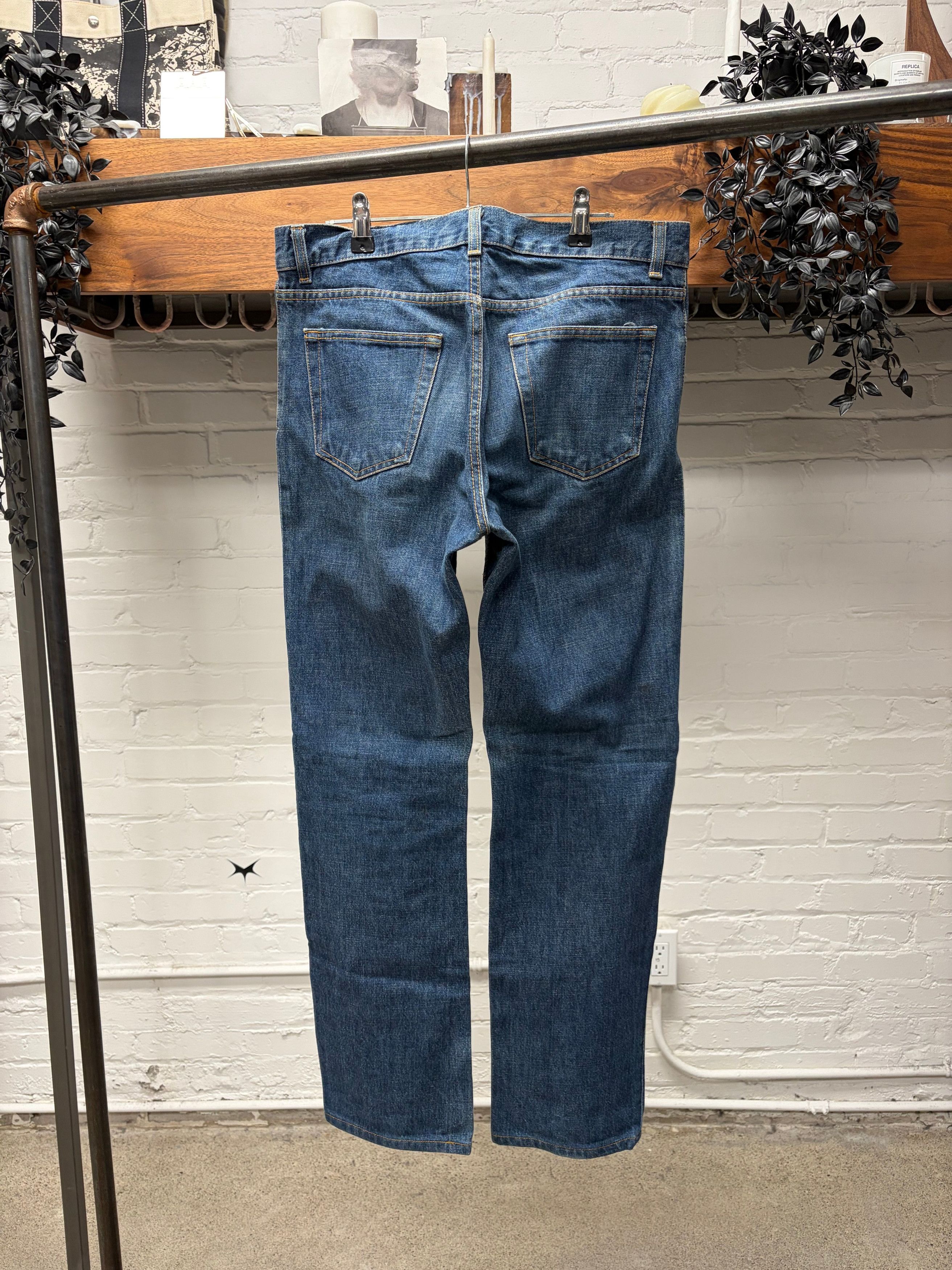 Helmut Lang Vintage 1999 Helmut Lang ‘Classic Denim’ Blue Bootcut Jeans Size US 31 - 4 Thumbnail