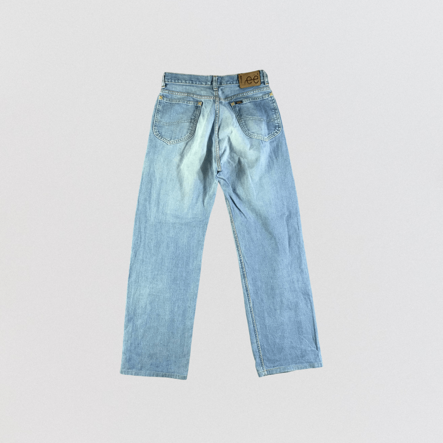 Lee × Vintage Vintage Blue Wash Lee Selvedge Jeans-JM3675 Size 29" - 2 Thumbnail