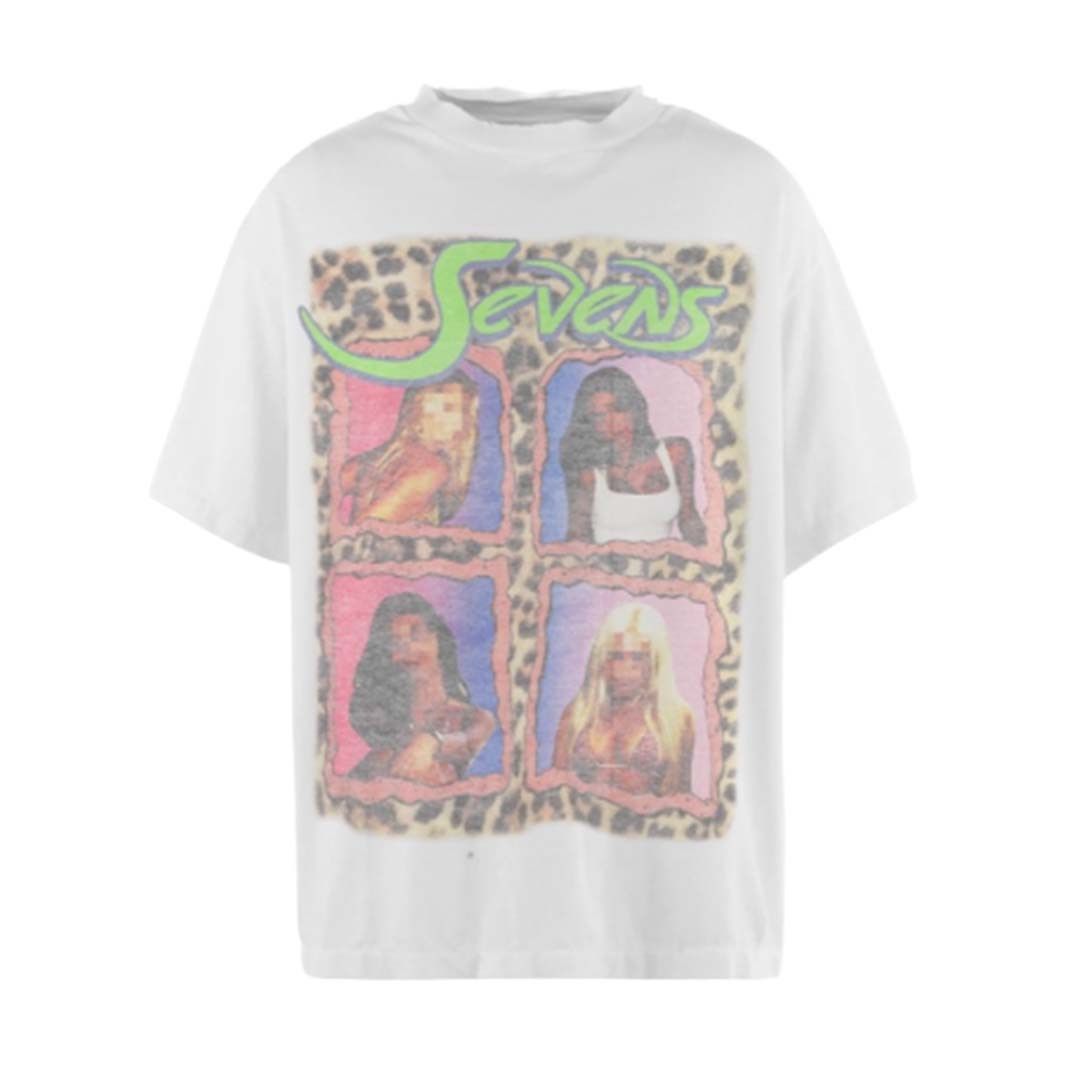 Tour Tee Faded White