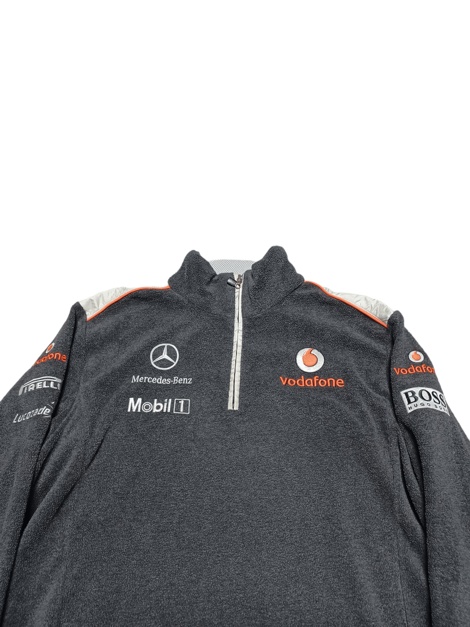Formula 1 MC LAREN MERCEDES X VODAFONE BIGLOGO FLEECE 1/3 SWEATSHIRT Size US M / EU 48-50 / 2 - 2 Thumbnail