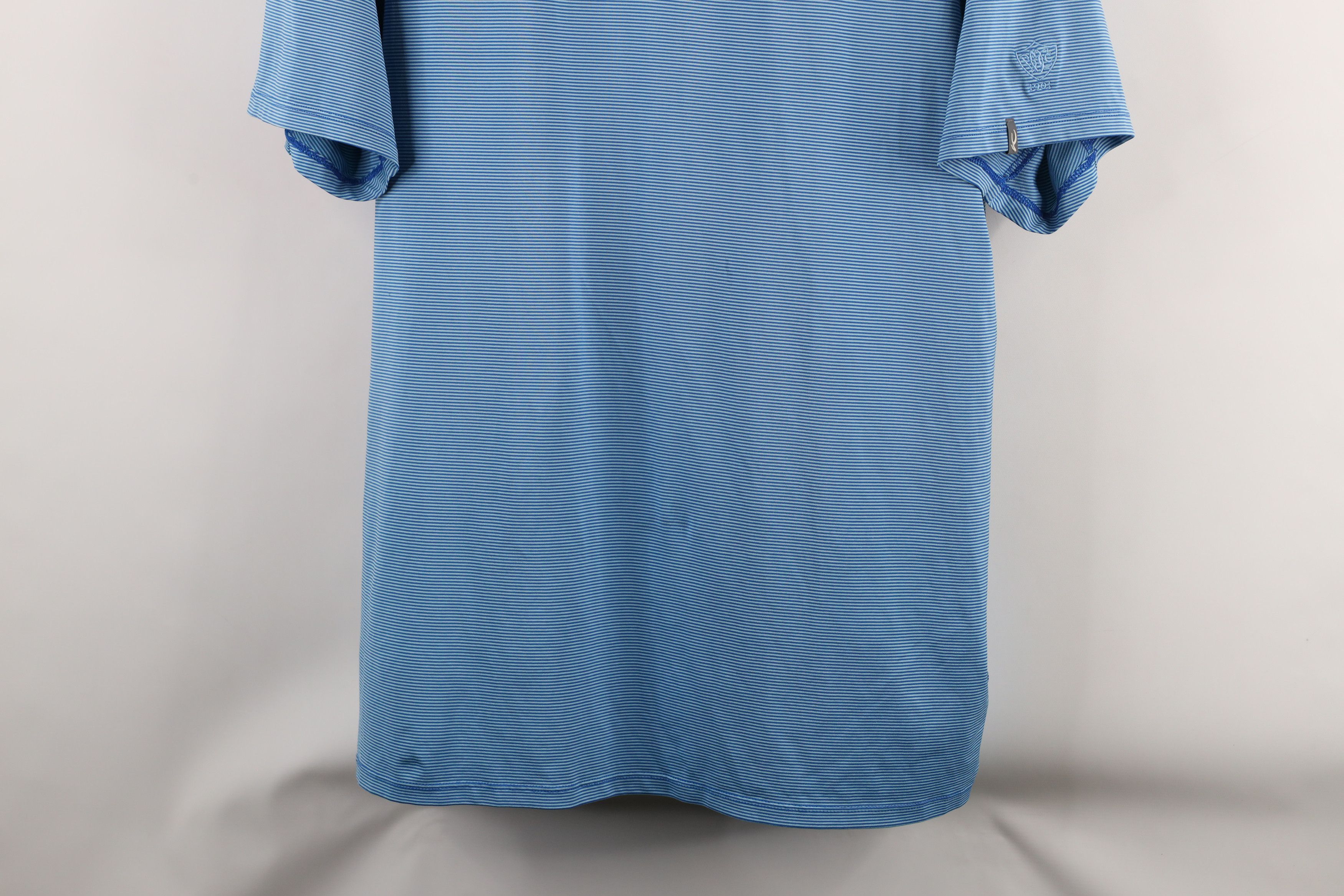 KJUS × Vintage Kjus Striped Short Sleeve Collared Golf Polo Shirt Blue Size US L / EU 52-54 / 3 - 3 Thumbnail
