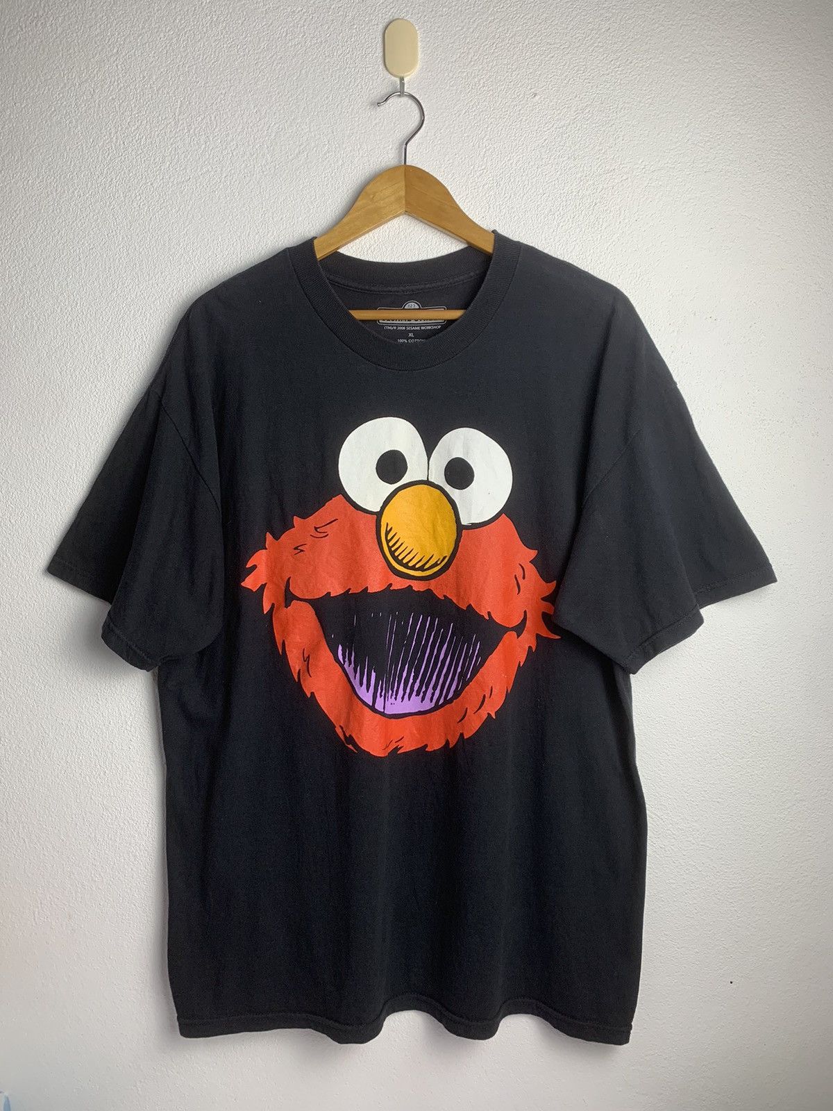 Cartoon Network Rare Vintage Sesame Street T-Shirt Big Print Size US XL / EU 56 / 4 - 1 Thumbnail