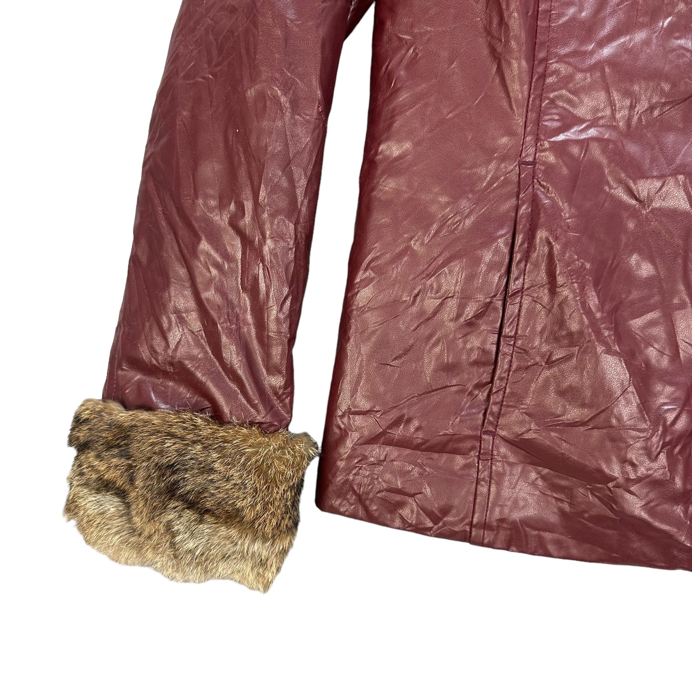 Japanese Brand INED FUR JACKET #8928-040 Size S / US 4 / IT 40 - 4 Thumbnail