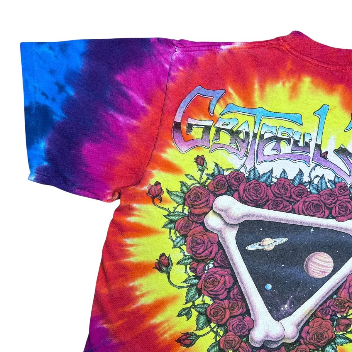 Band Tees Vintage 1992 Grateful Dead Steal Your Face Space Tie Dye Tee Size US M / EU 48-50 / 2 - 14 Thumbnail