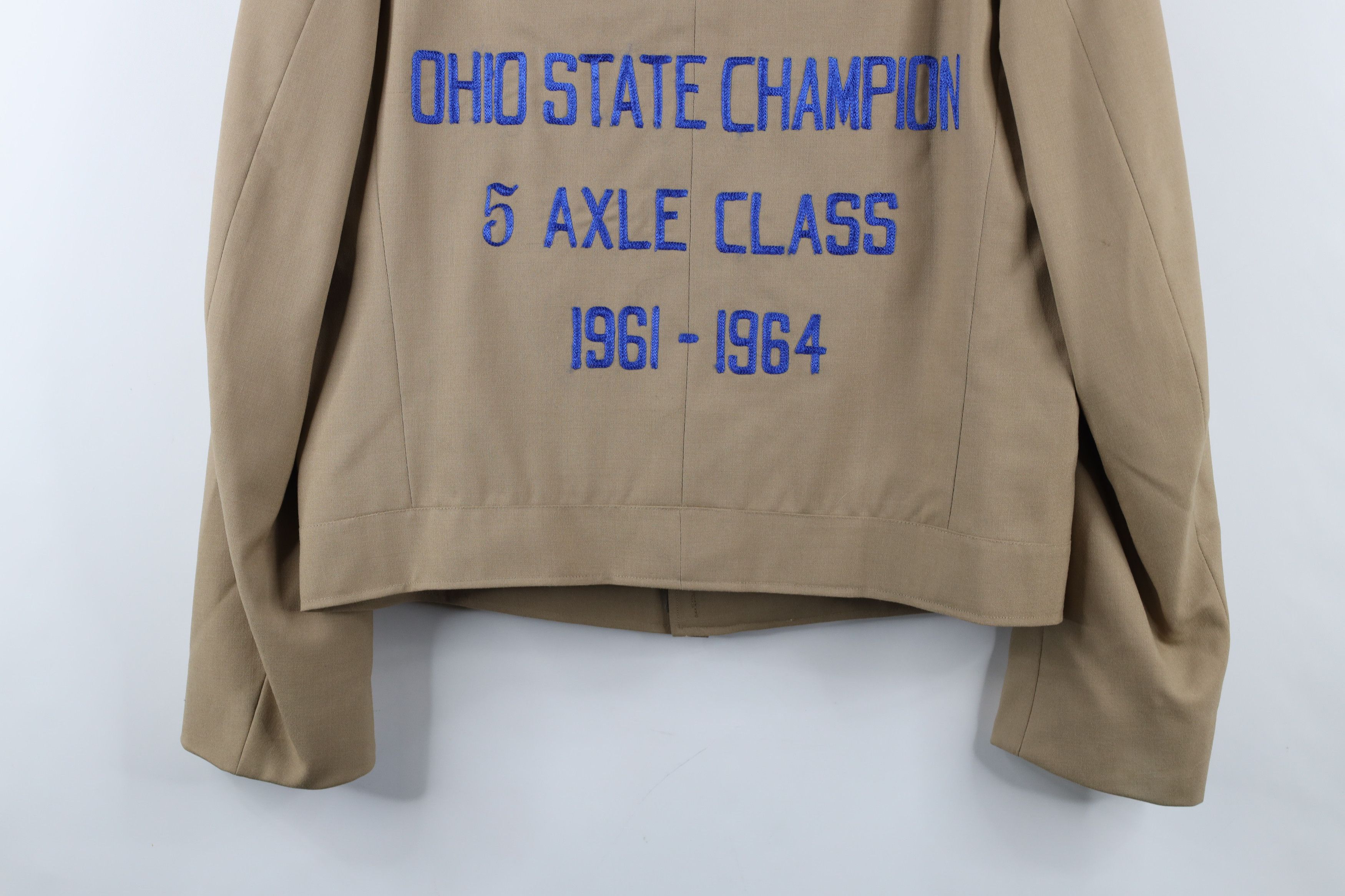 Vintage Vintage 60s 5 Axle Class Ohio State Champ Trucker Jacket Size US L / EU 52-54 / 3 - 16 Thumbnail