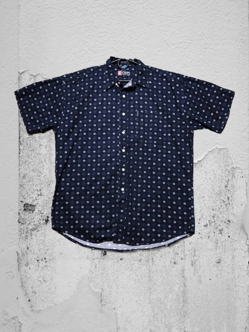 Chaps Ralph Lauren Vintage print shirt with short sleeves Chaps Ralph Lauren Size US L / EU 52-54 / 3 - 1 Thumbnail
