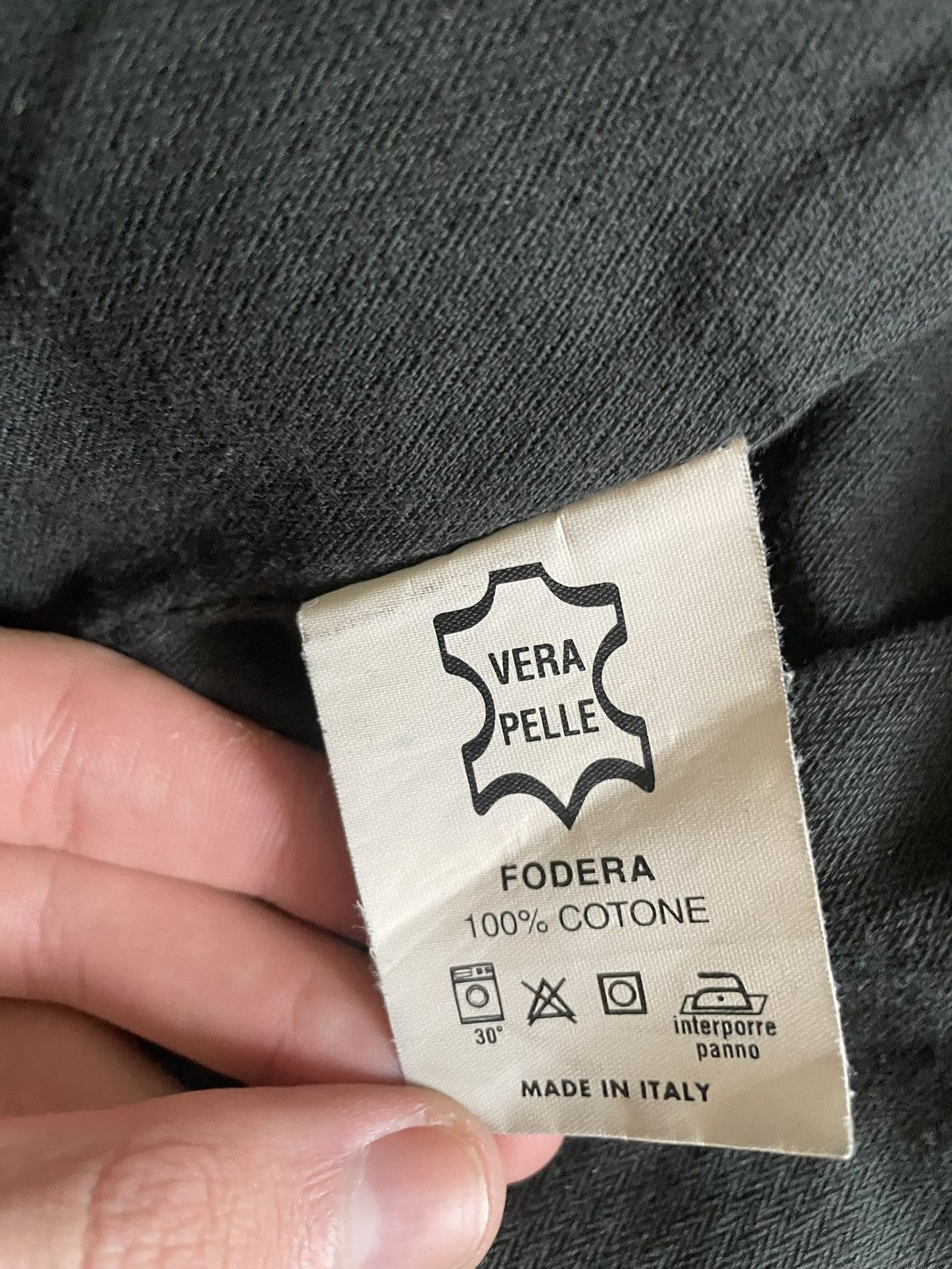 Other black leather italy vest Size 40L - 4 Thumbnail