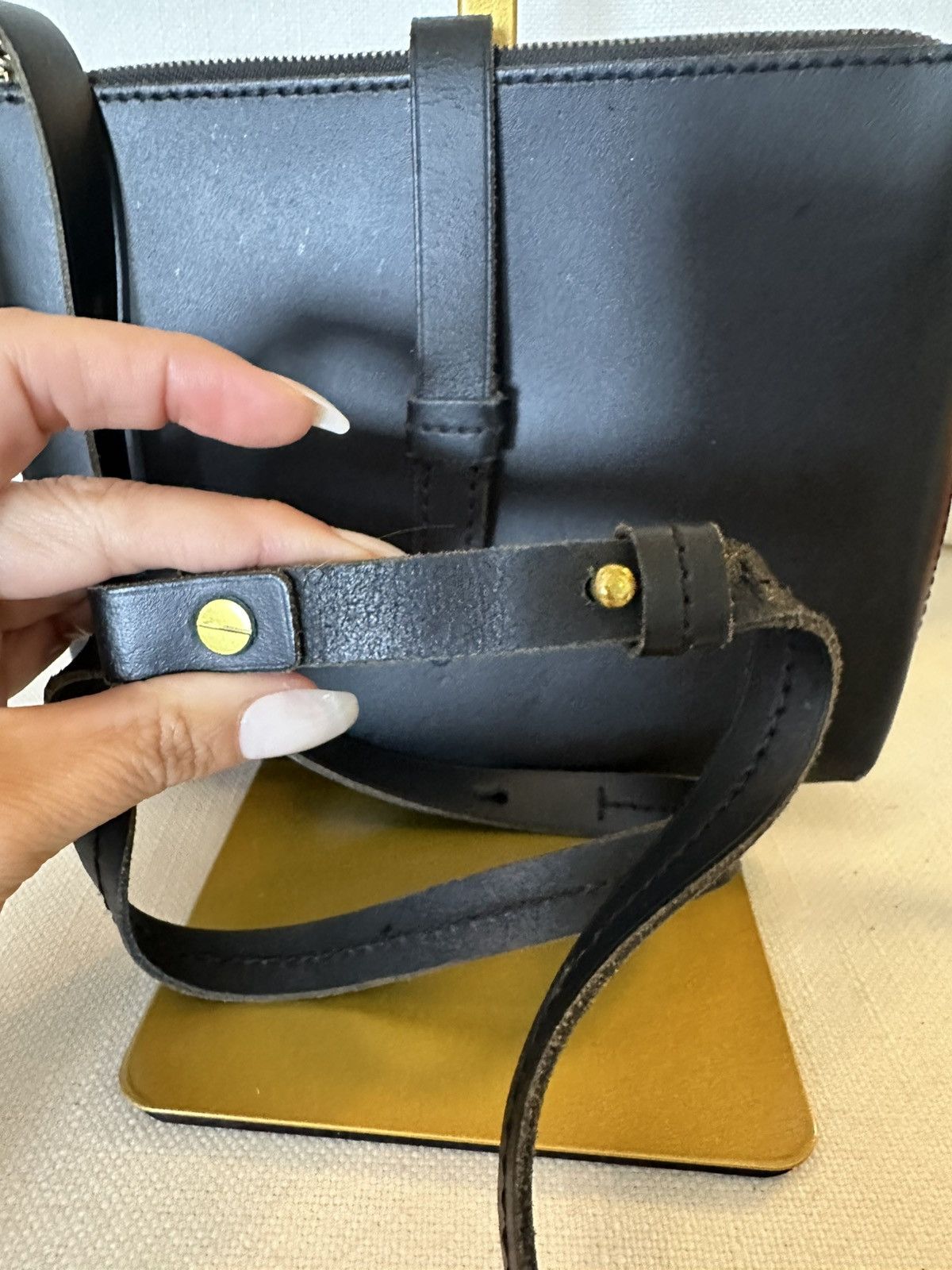 J.Crew J. CREW PARKER BLACK CROSSBODY BAG Size ONE SIZE - 3 Thumbnail