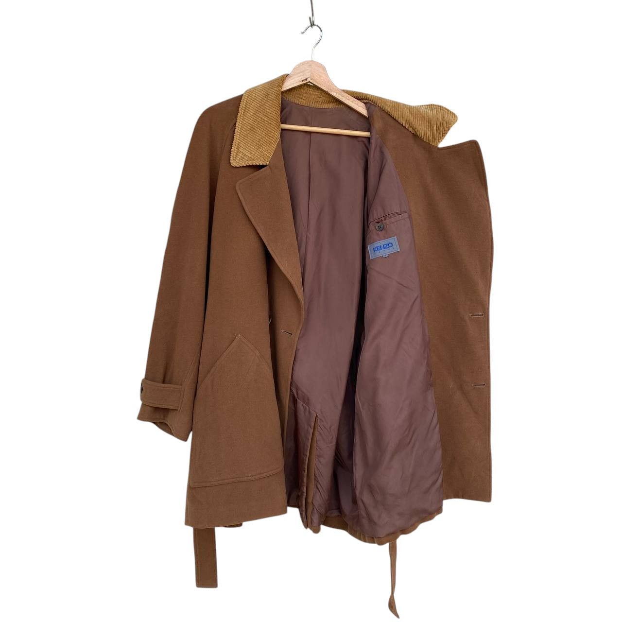 Kenzo VINTAGE KENZO MADE IN JAPAN WOOL JACKET CAMEL BROWN Size US L / EU 52-54 / 3 - 4 Thumbnail