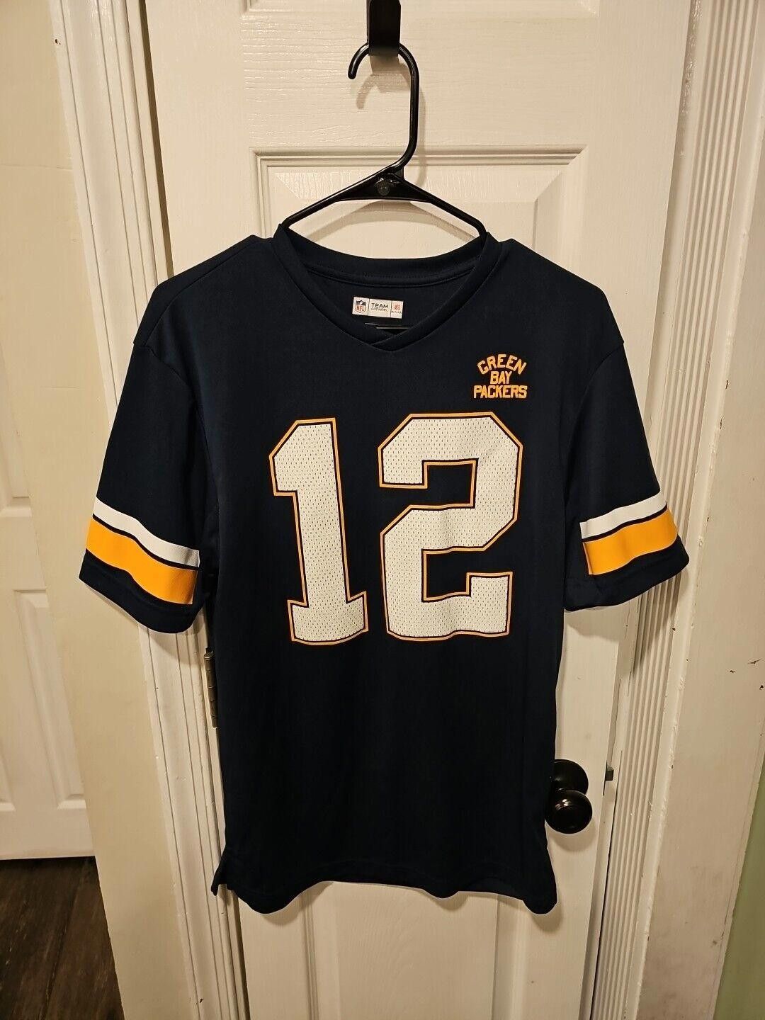 Designer NFL Team Apparel Aaron Rodgers 12 Green Bay Packers Shirt Size US M / EU 48-50 / 2 - 1 Thumbnail