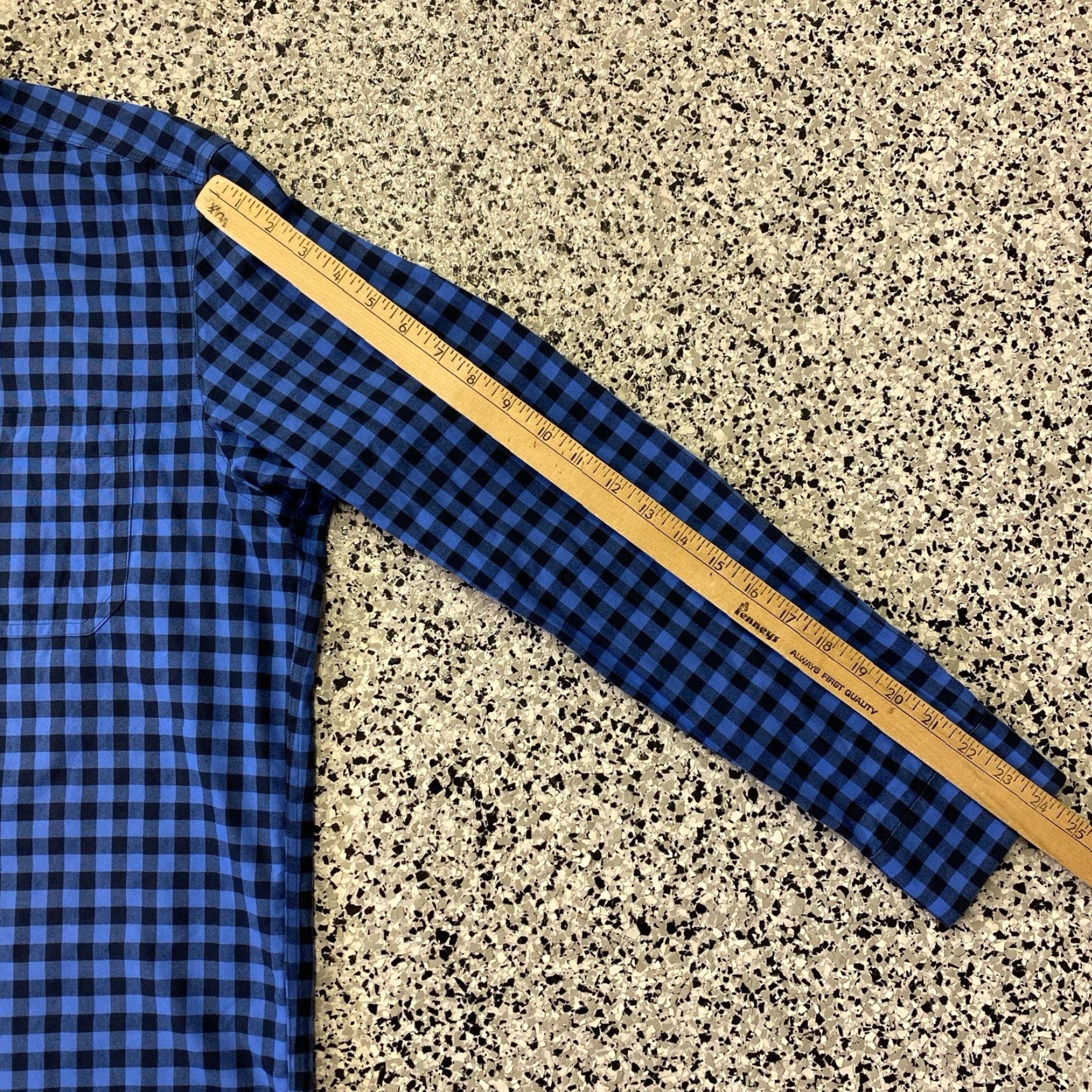 Vintage LL Bean Shirt Mens Medium Traditional Fit Button-Up Long Sleeve Plaid Blue Cotton Spandex Shirt Mens Regular Fit Classic Button-Down Pocketed Casual Size US M / EU 48-50 / 2 - 4 Thumbnail