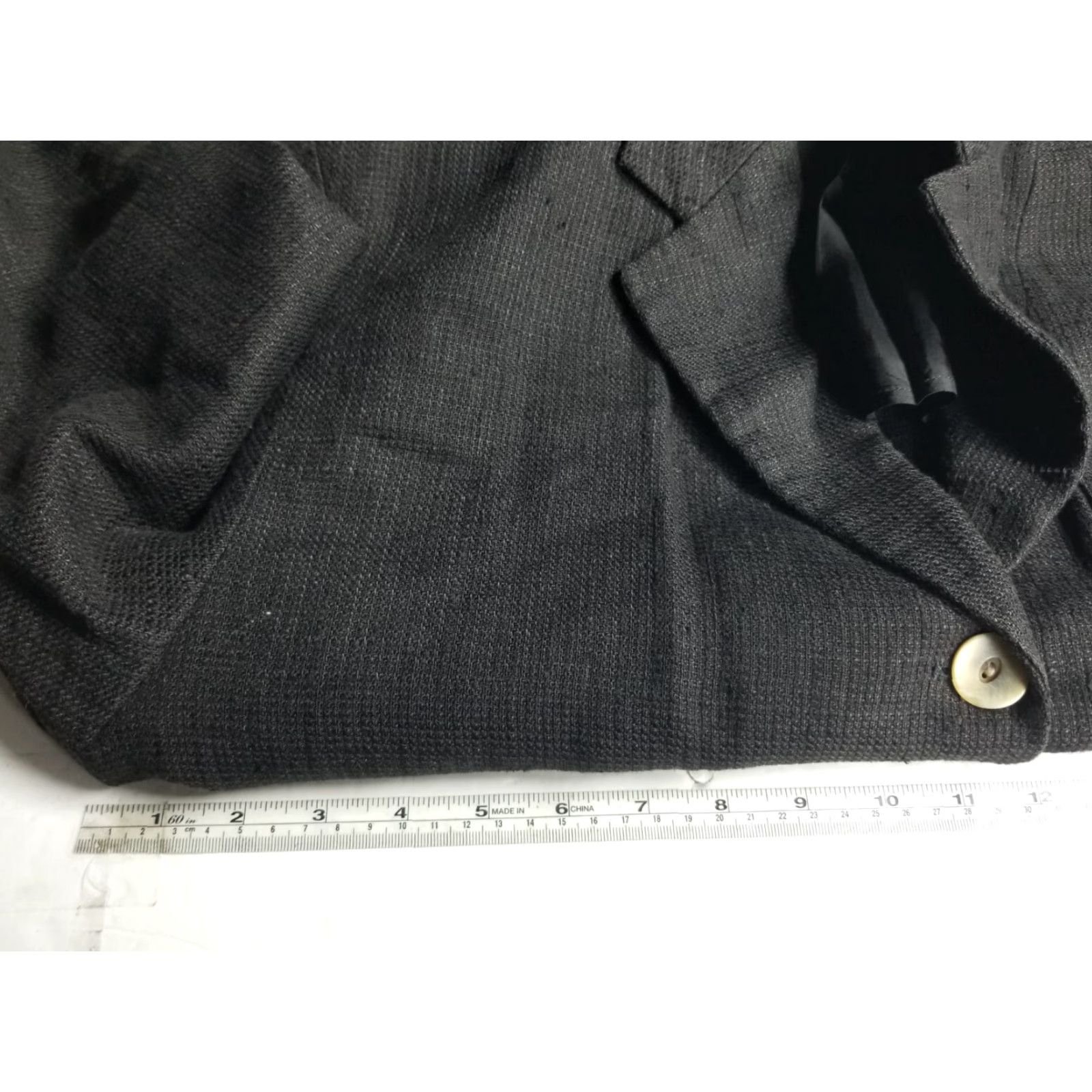 Liz Claiborne Liz Claiborne Collection Blazer Shirt Women S Black Linen Blend Blazer Basic Jacket Small Size S / US 4 / IT 40 - 3 Thumbnail