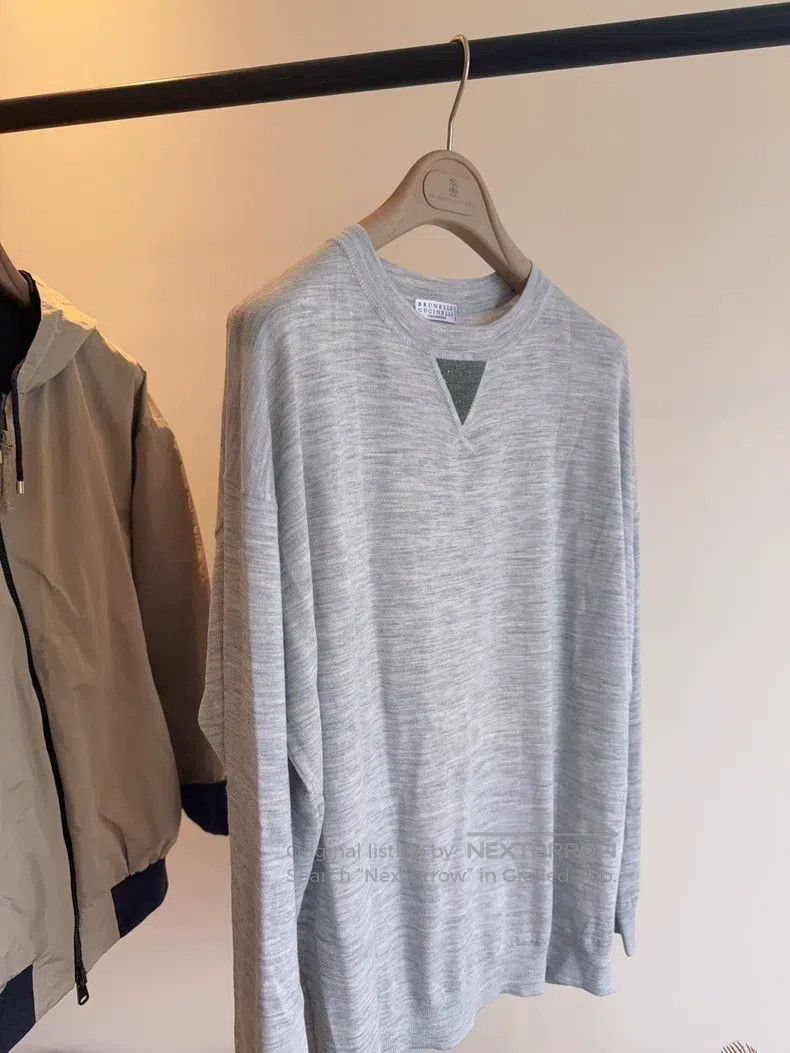 Brunello Cucinelli Brunello Cucinelli Knit crew neck sweater Size M / US 6-8 / IT 42-44 - 3 Thumbnail