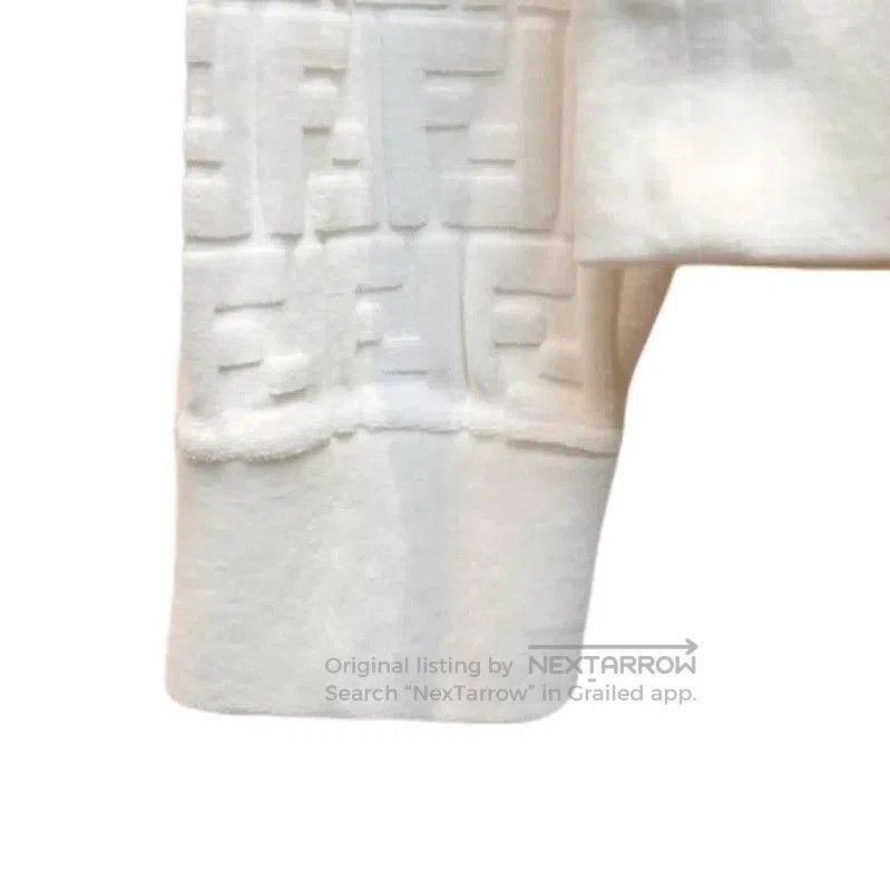 Fendi Fendi Cream Cotton Blend Women's Sweatshirt . Size XL / US 12-14 / IT 48-50 - 5 Thumbnail