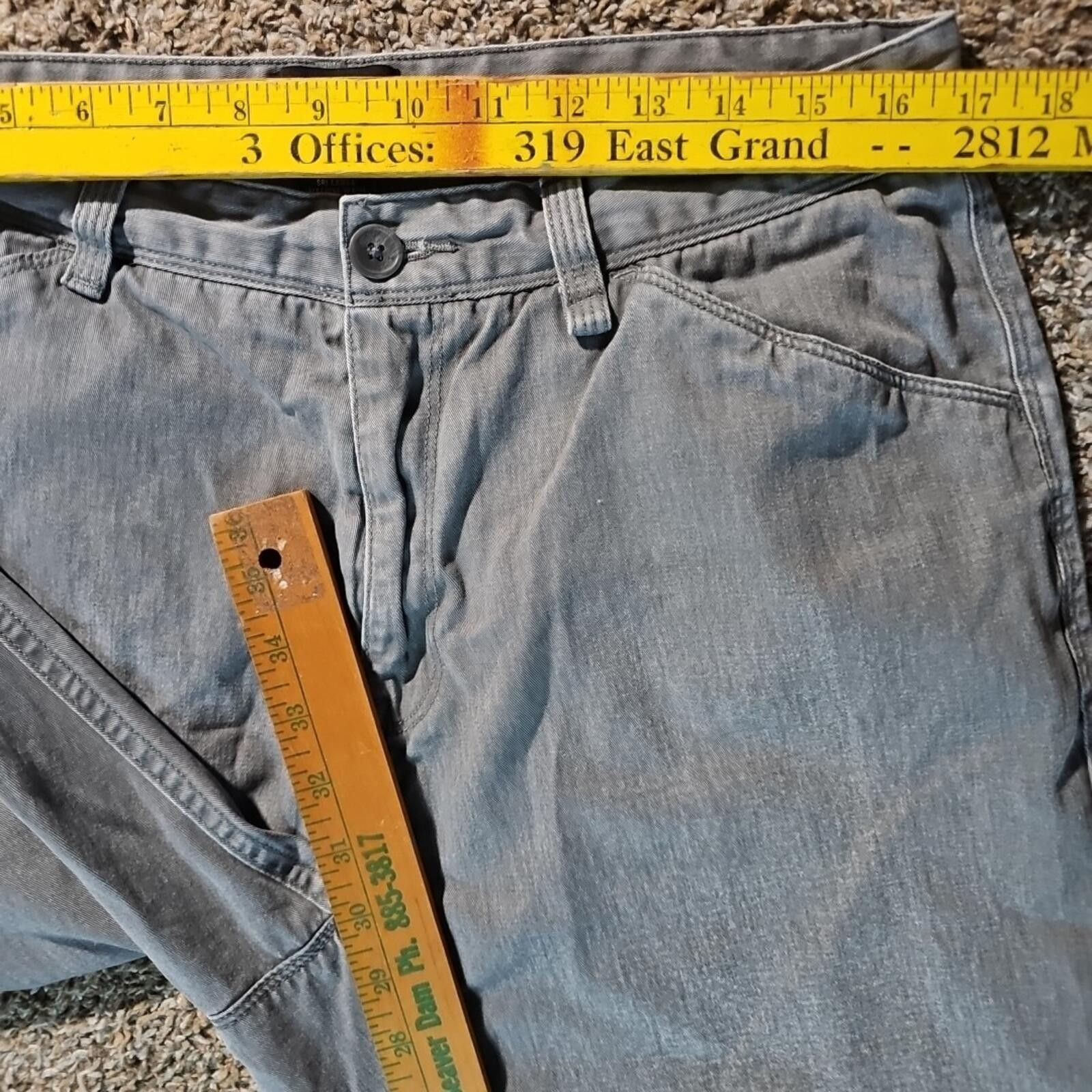 Calvin Klein Calvin Klein 34x32 Gray Jeans Size US 34 / EU 50 - 3 Thumbnail