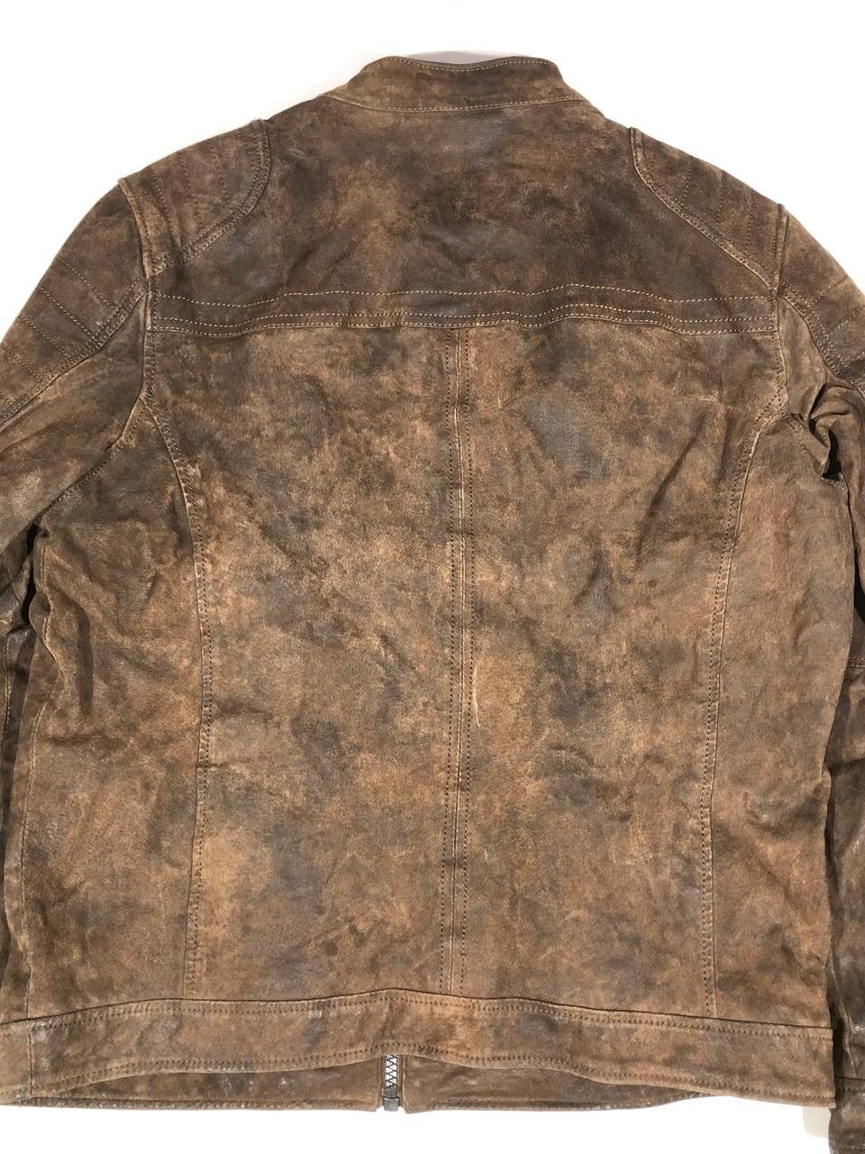 Angelo Litrico Angelo Litrico Racing Biker Leather Jacket Brown Size US L / EU 52-54 / 3 - 8 Thumbnail