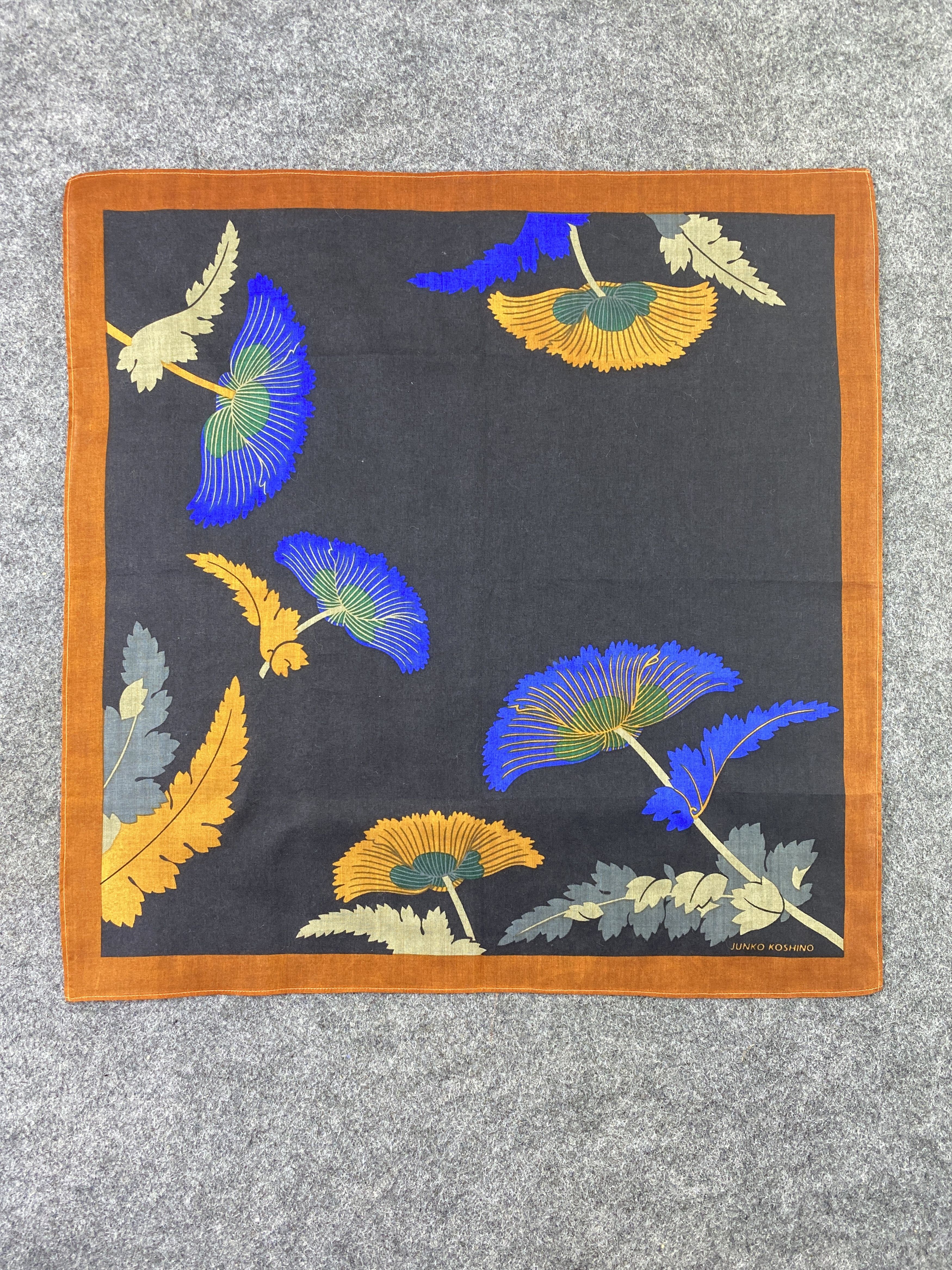 Japanese Brand Junko Koshino Handkerchief / Bandana / Neckerchief-B364 Size ONE SIZE - 3 Thumbnail