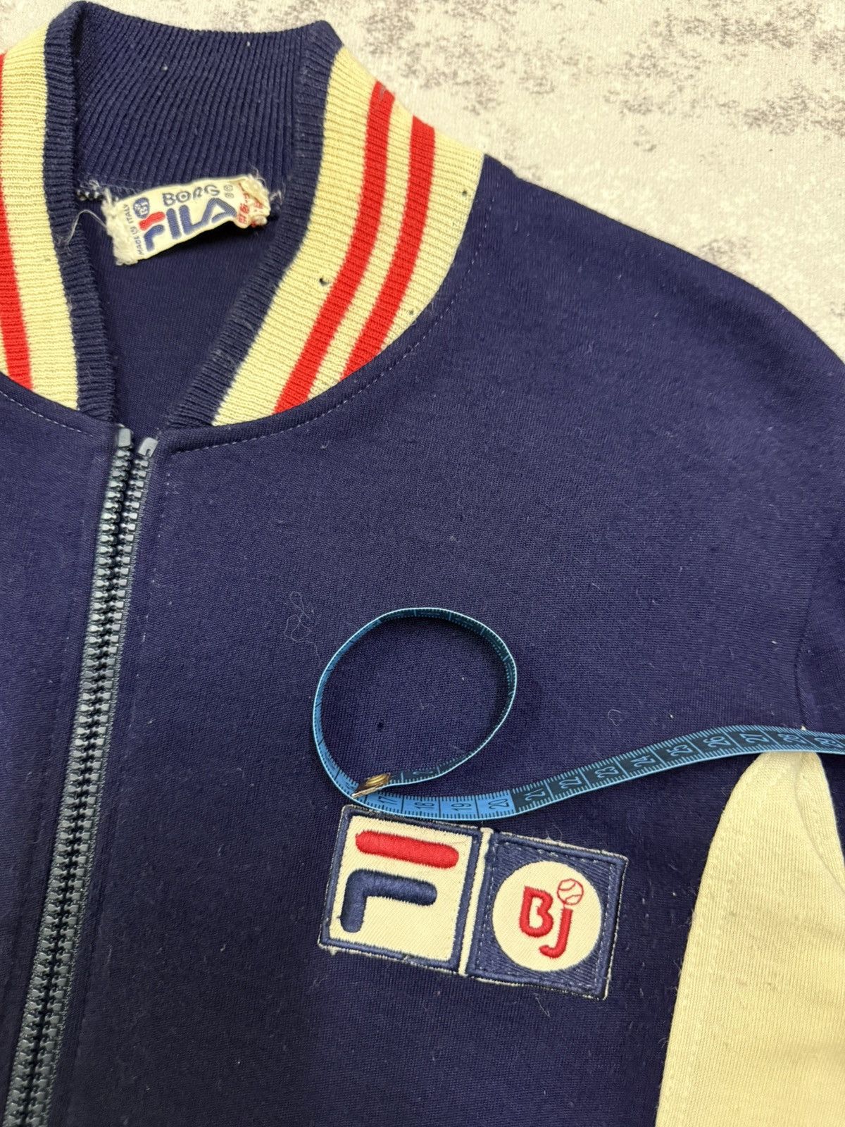 Fila 🔥Rare🔥Vintage 80s Fila Settanta Bjorn Borg track sweater Size US S / EU 44-46 / 1 - 11 Thumbnail