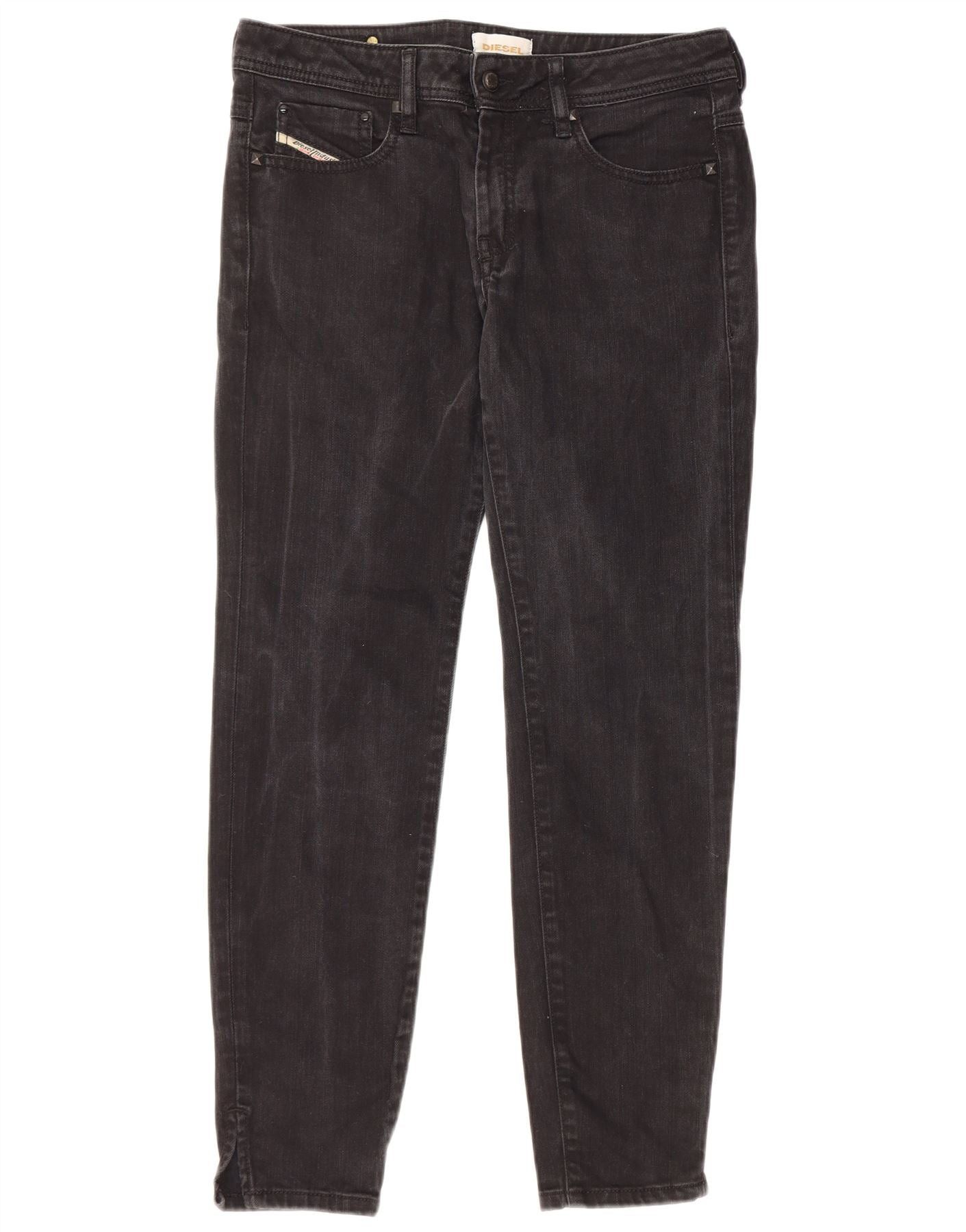 Diesel Womens Skinny Jeans W30 L28 Grey Cotton Size 42" / US 20 - 1 Thumbnail