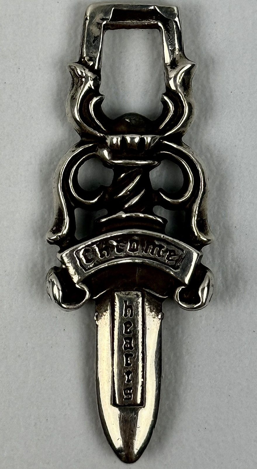 Chrome Hearts Chrome hearts - Dagger Pendant - Leather Necklace Size ONE SIZE - 3 Thumbnail